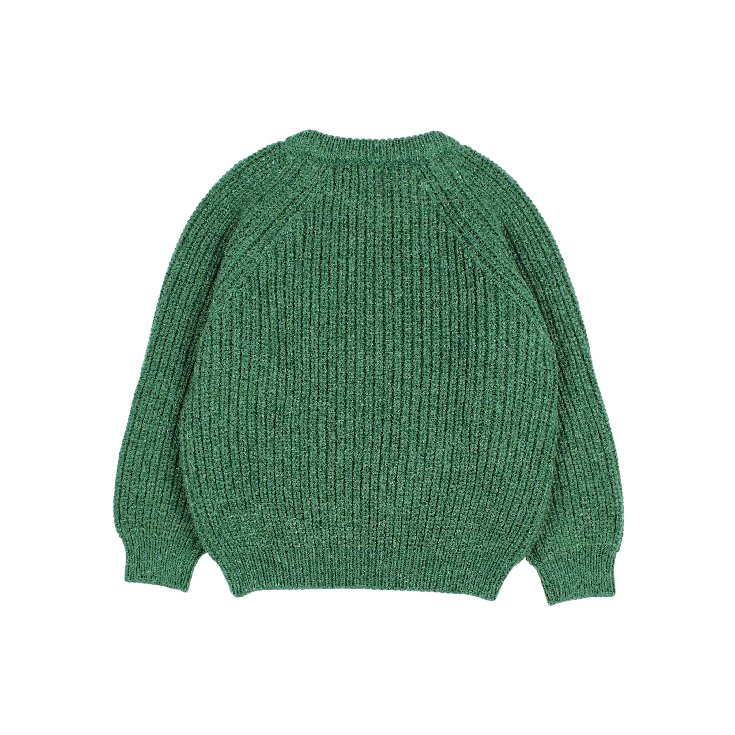 Pull en maille vert forêt clair