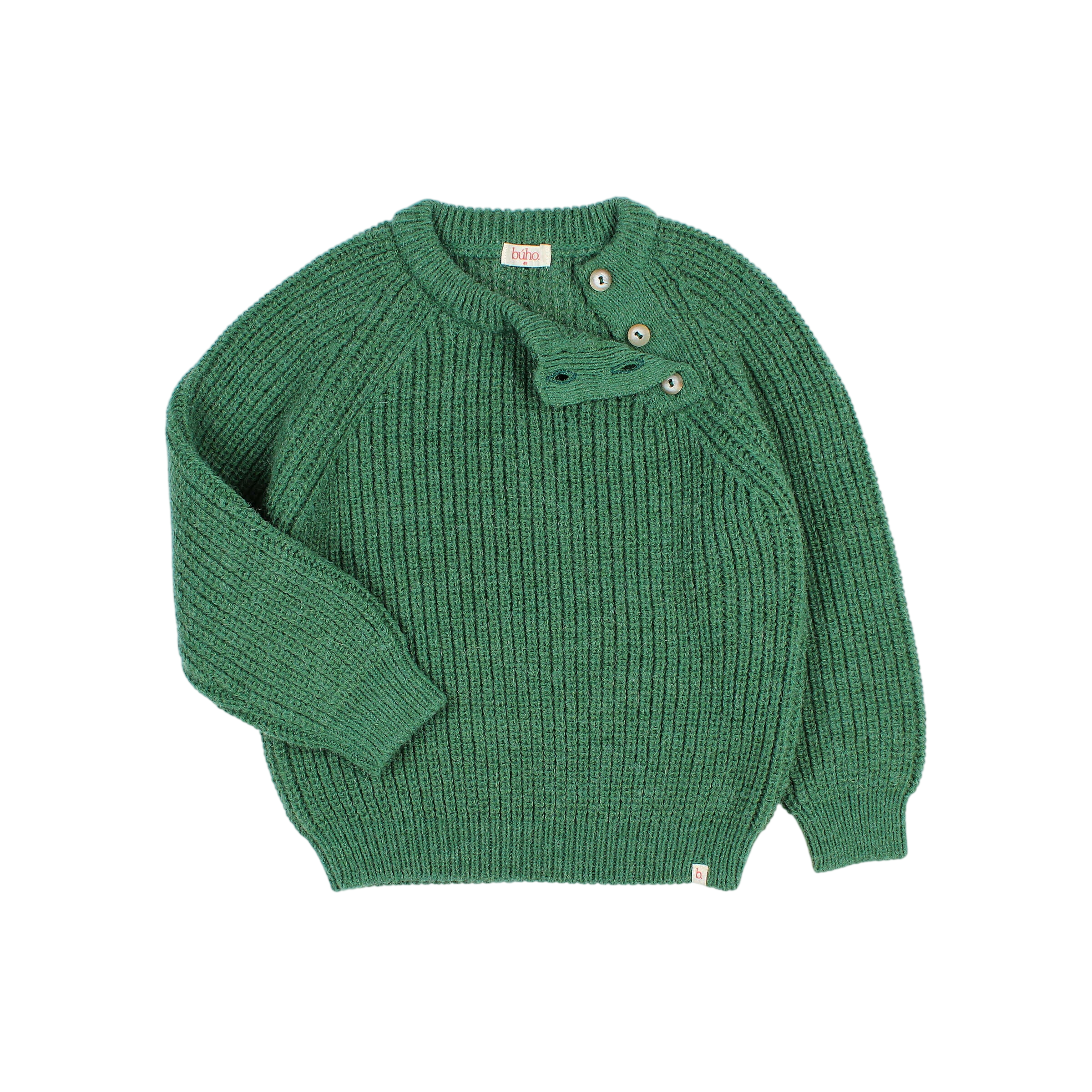 Pull en maille vert forêt clair
