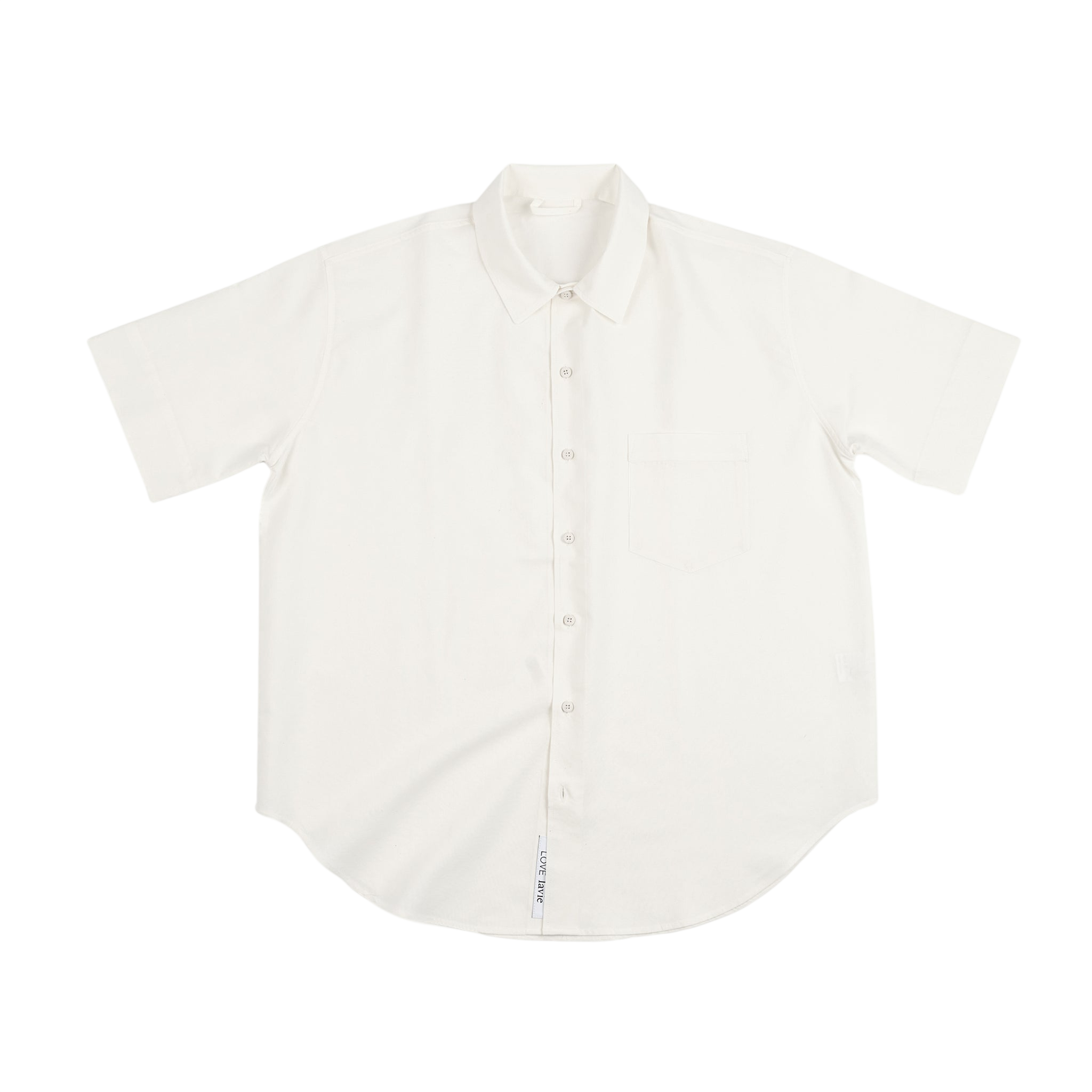 Shirt shortsleeve John undyed Bananatex