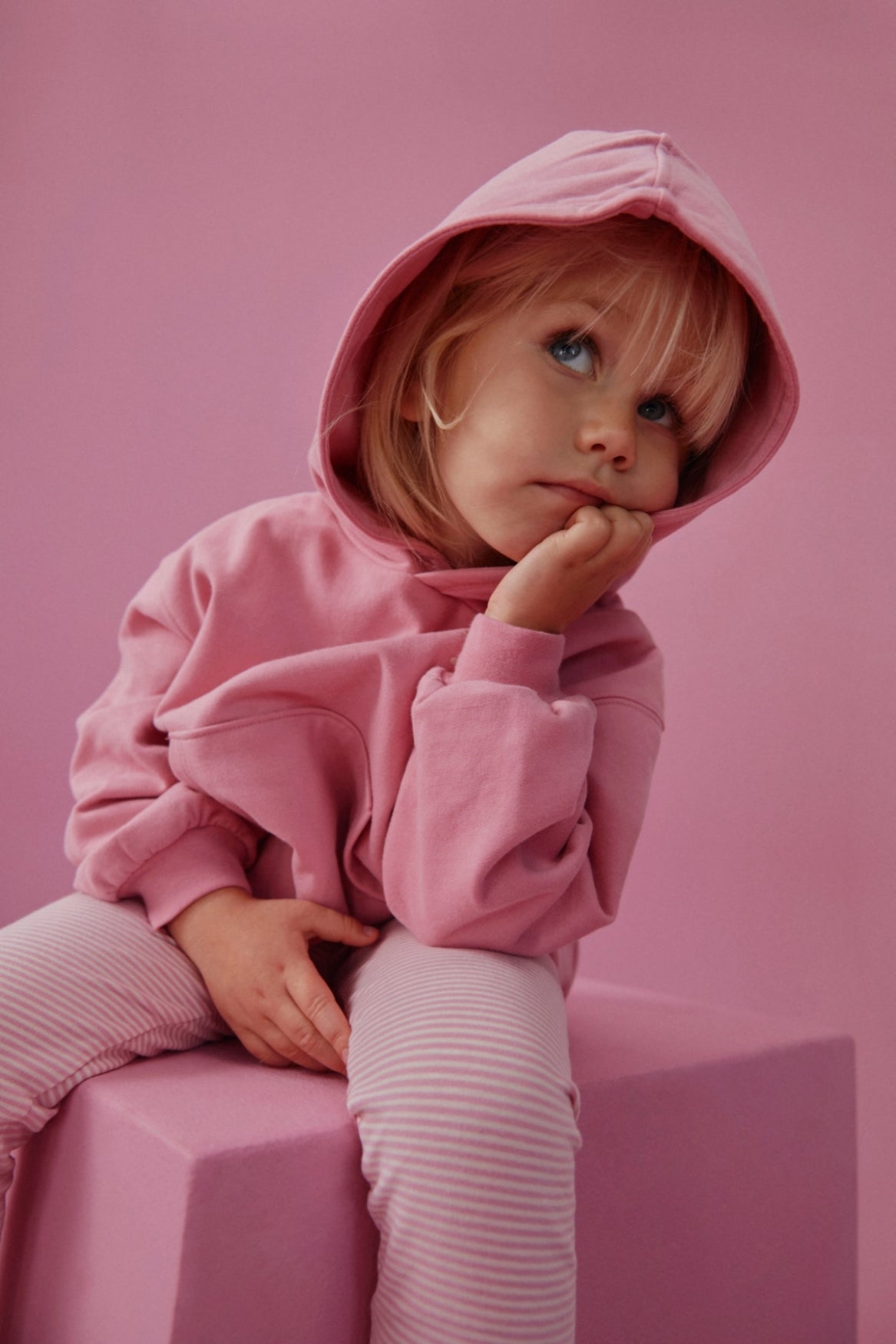 Hoodie GOTS Bubblegum