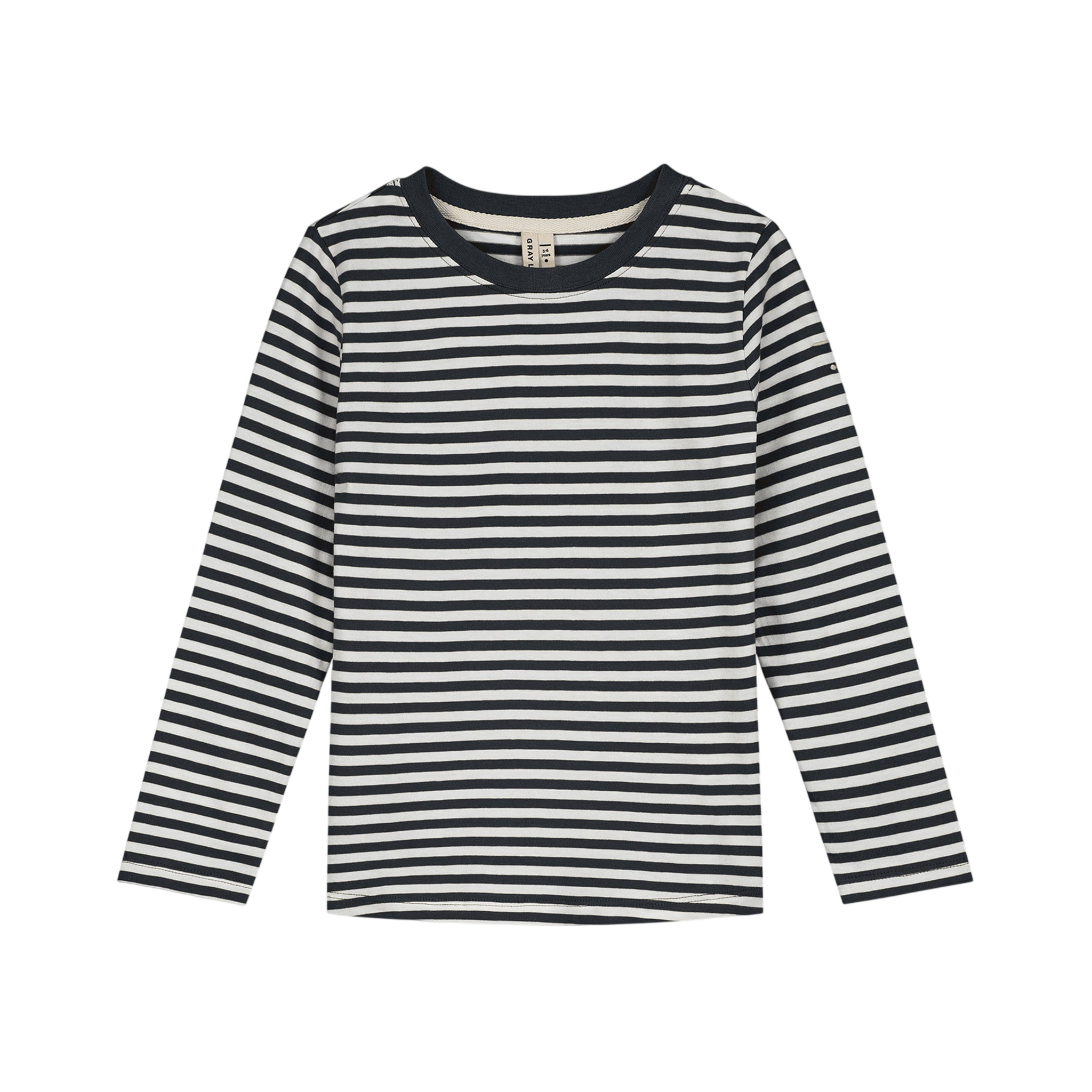 Langarmshirt L/S GOTS Pirate Black Cream
