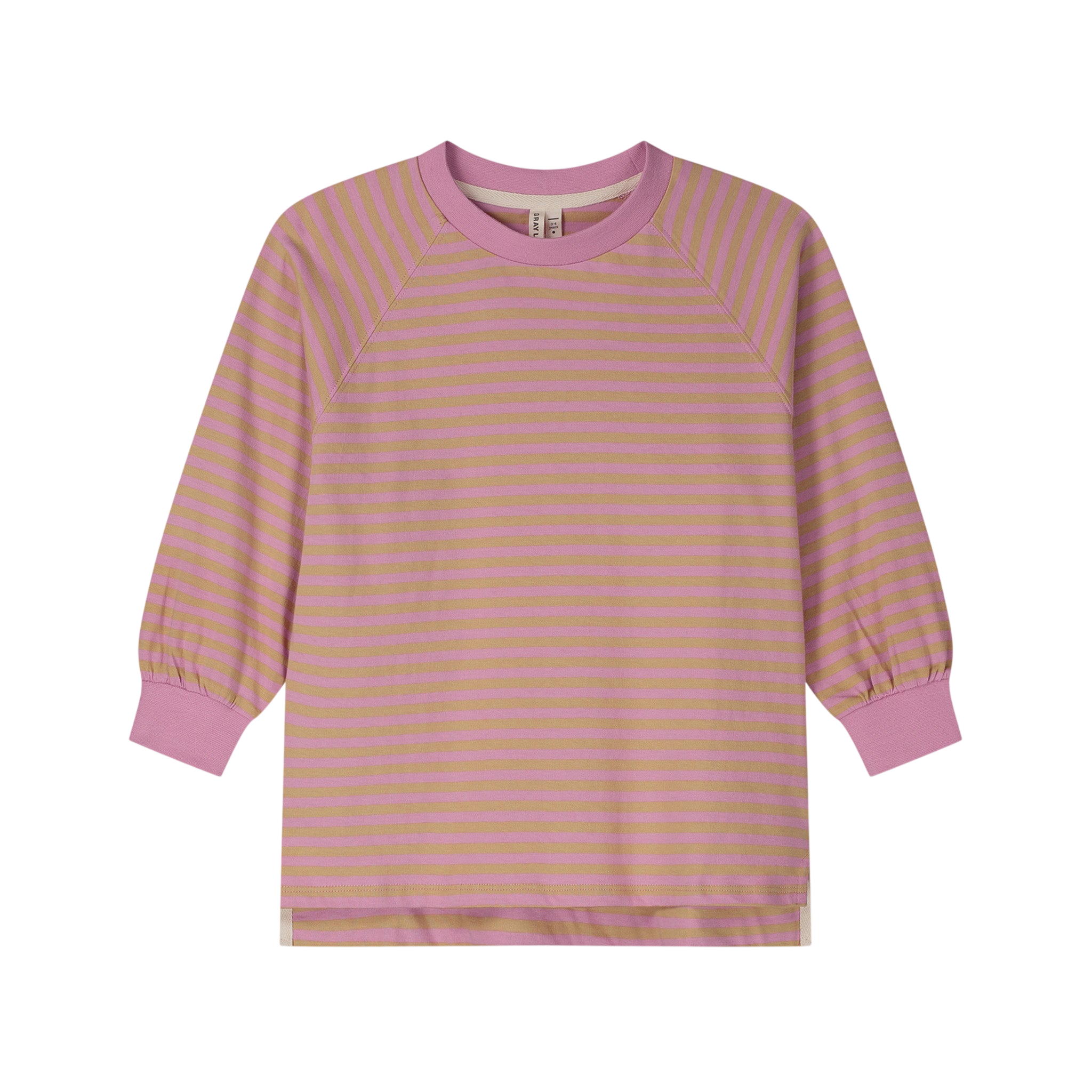 Oversized Long-Sleeve Sweatshirt GOTS Bubblegum Cookie / Oversized Long-Sleeve T-Shirt GOTS Bubblegum - Cookie