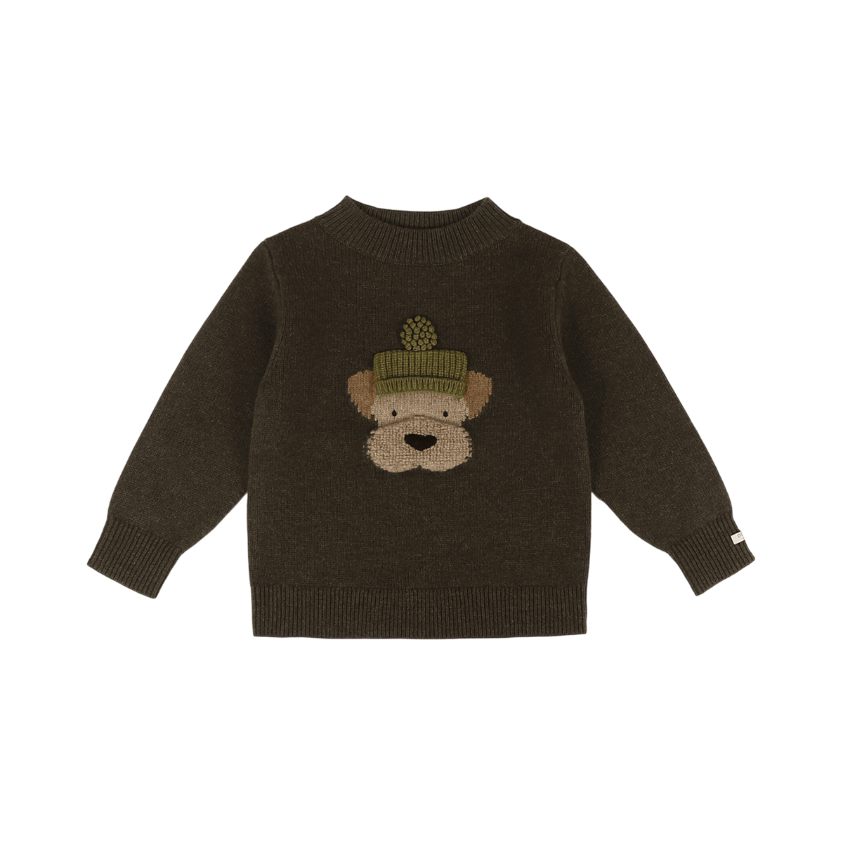 Denn Merino Terrier Long-Sleeve Shirt, Dark Olive