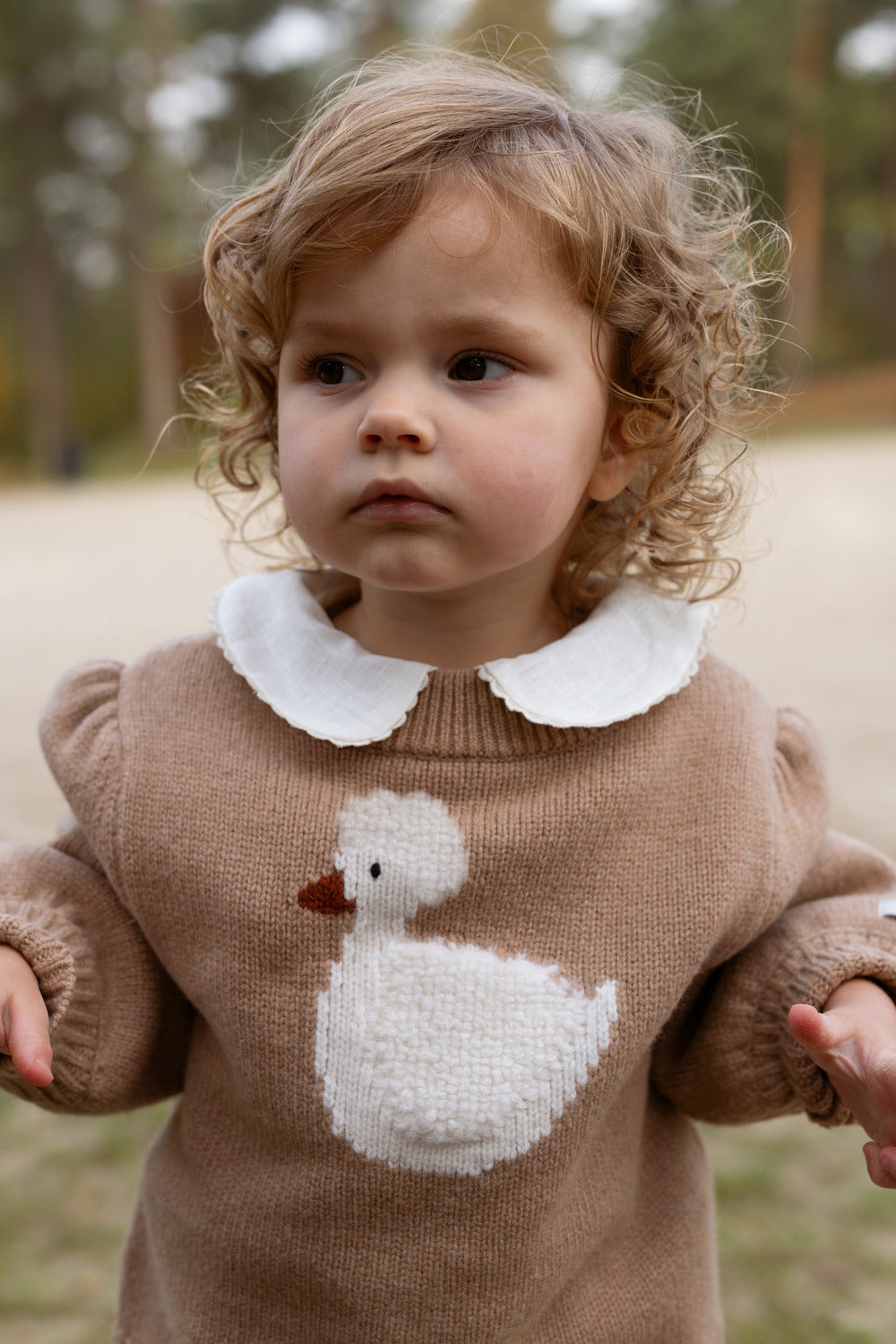 Pullover Denna Merinowolle Duck Hazelnut
