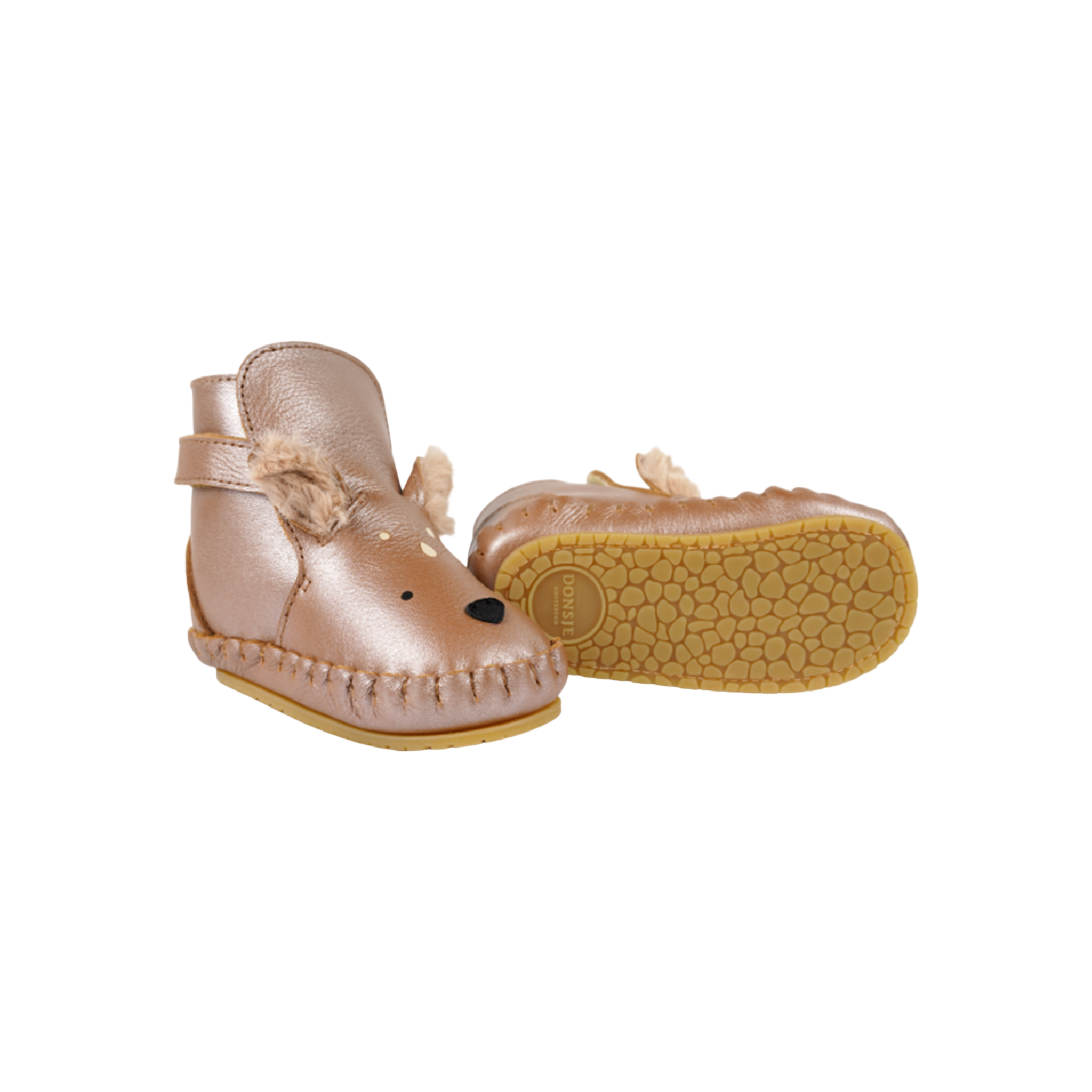 Baby Schuhe Smikki Deer Clay Metallic Leather