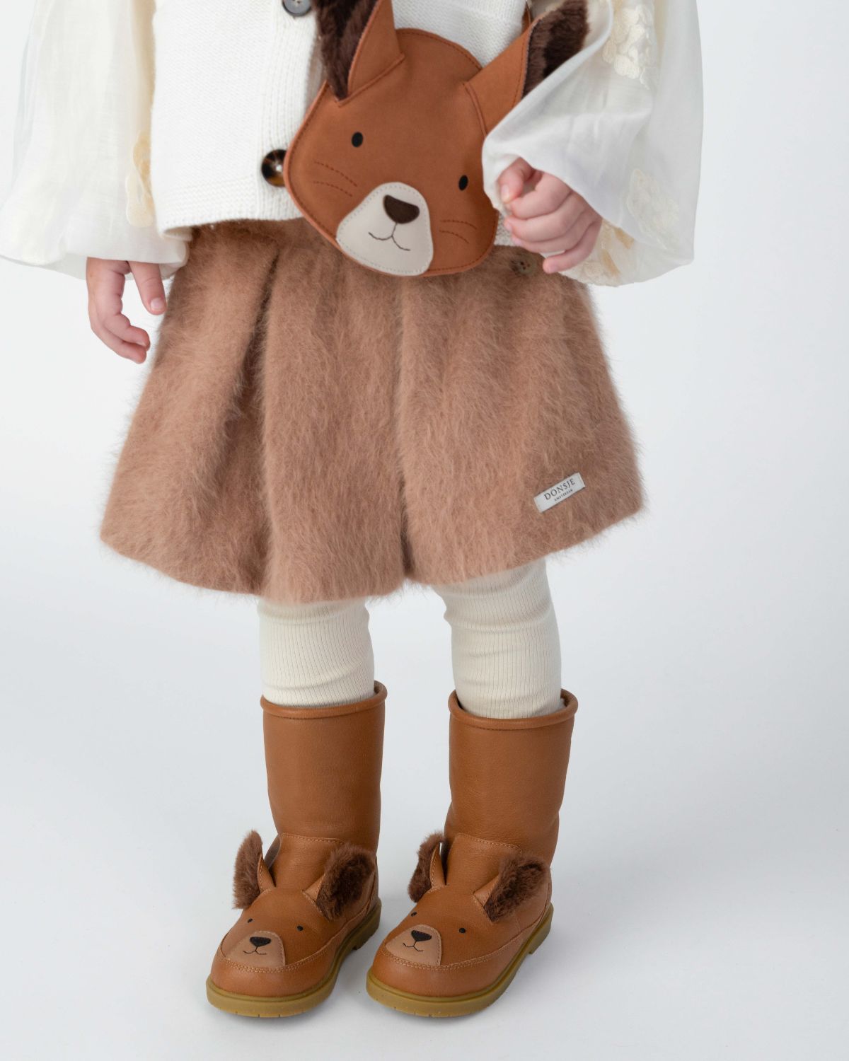Stiefel Wadudu Exclusive Fluffy Squirrle Fudge Leather