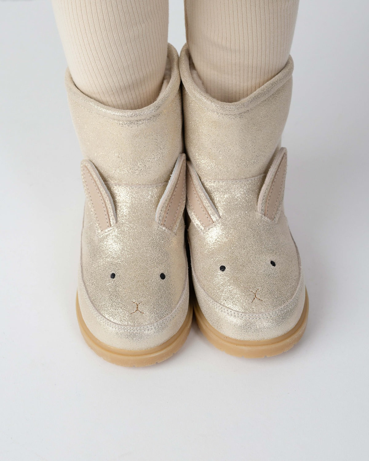 Stiefel Xelly Bunny Silver Metallic Leather