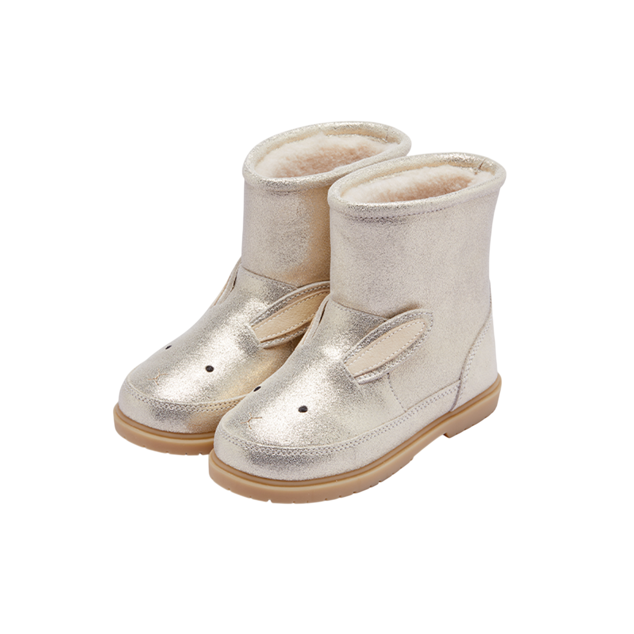 Stiefel Xelly Bunny Silver Metallic Leather