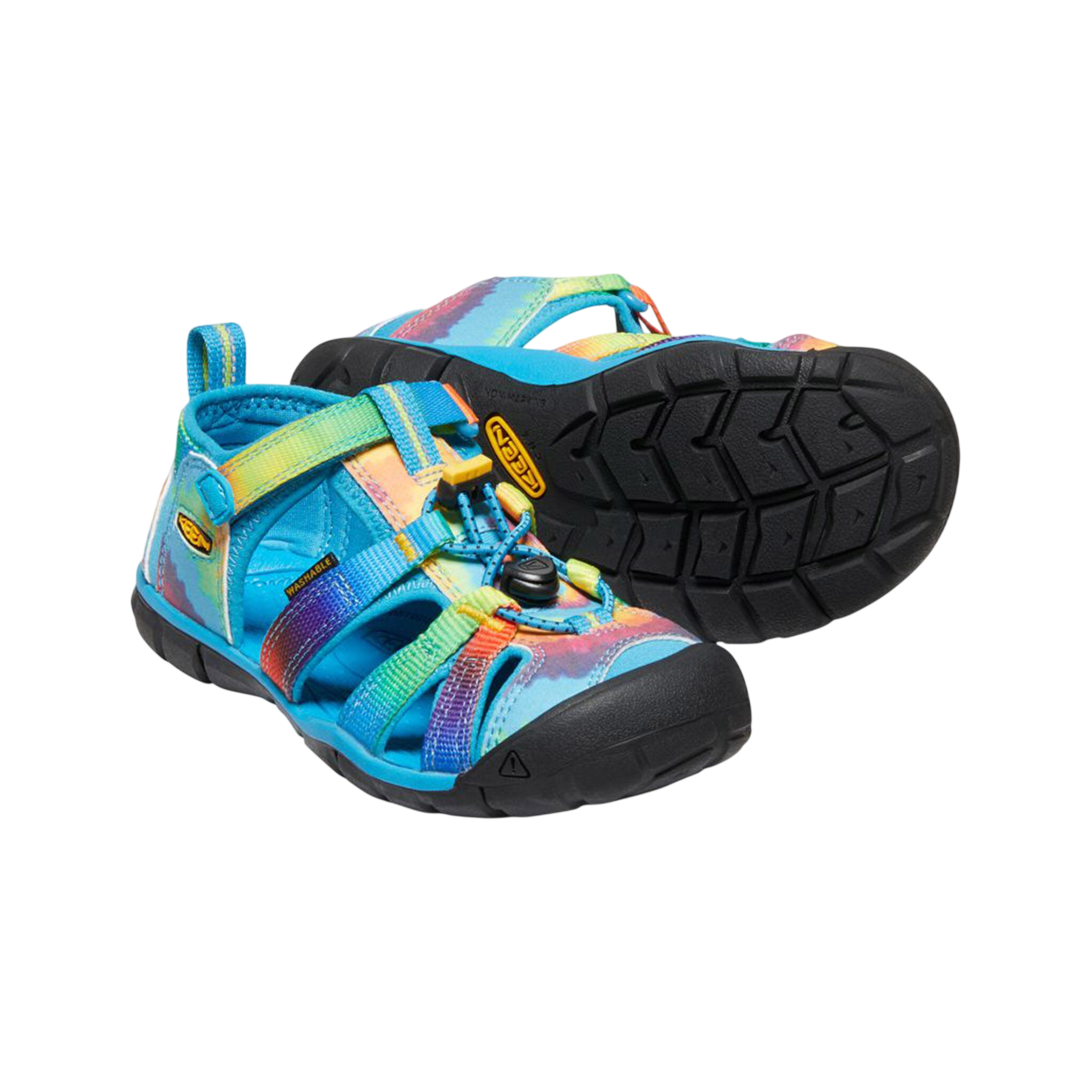 C Seacamp II CNX Water Sandals, Vivid Blue/Original Tie-Dye