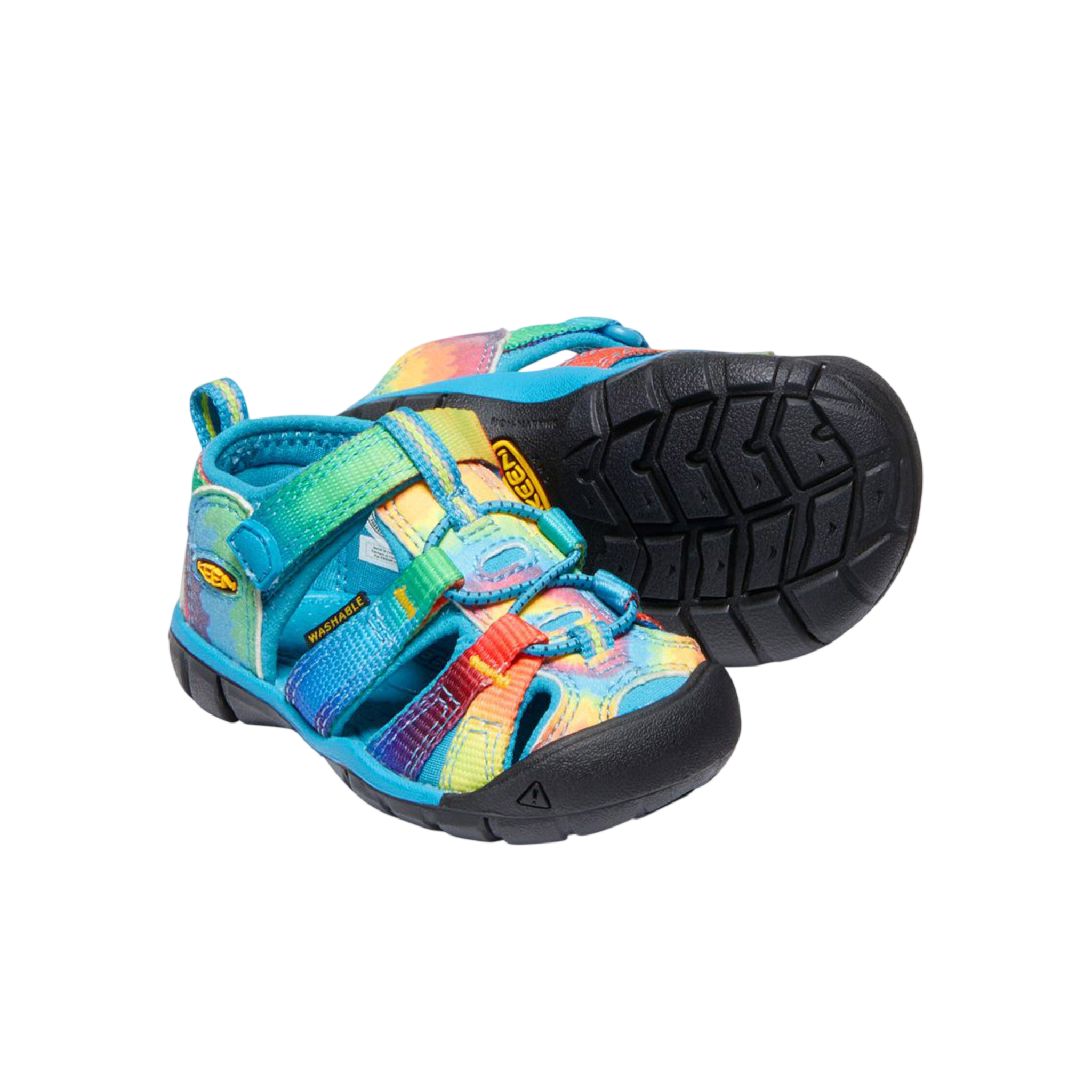 T Seacamp II CNX Water Sandals, Vivid Blue/Original Tie-Dye
