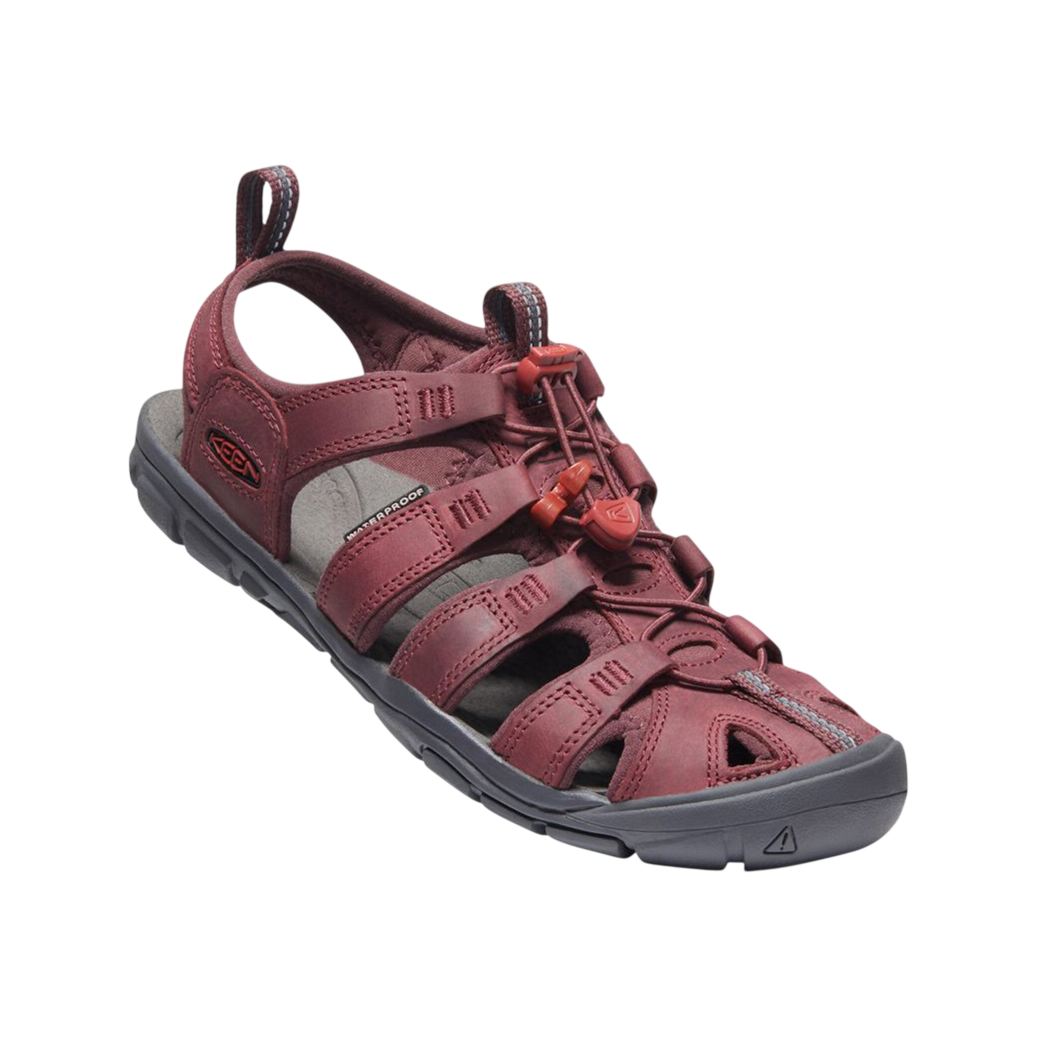 Sandals W Clearwater CNX Leather wine/red dahlia
