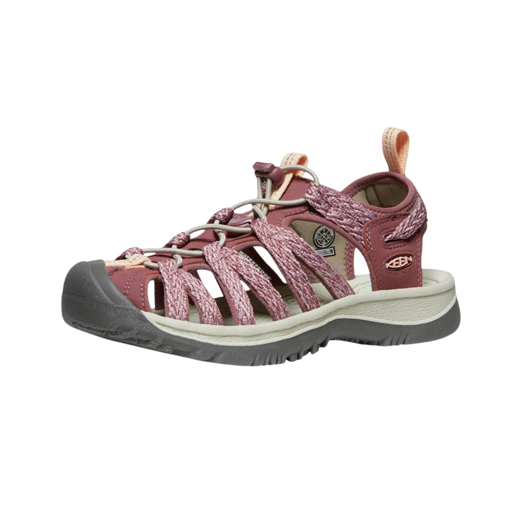 Sandals W Whisper Rose Brown/Peach Parfait