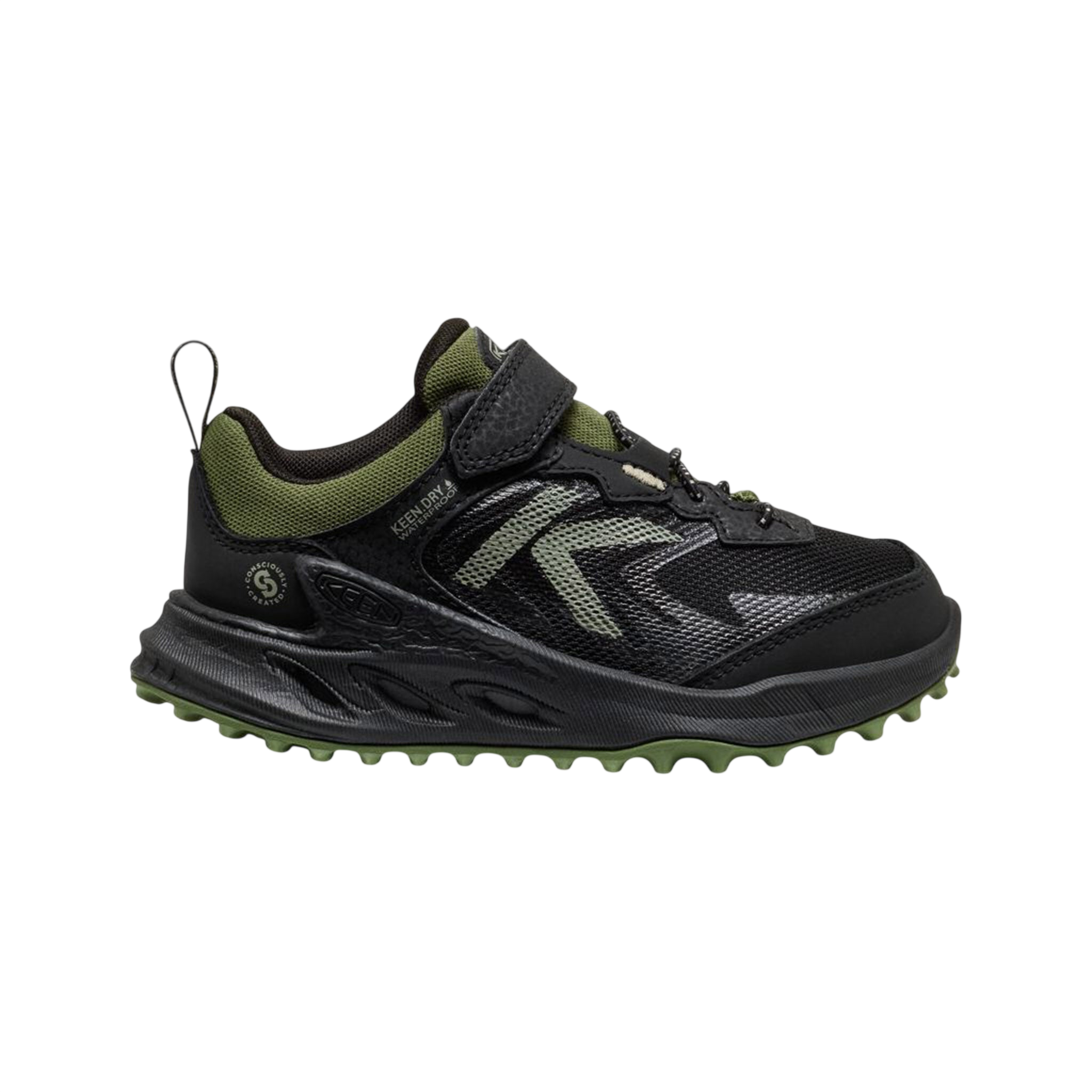 Sneaker C Zionic WP black/bronze green