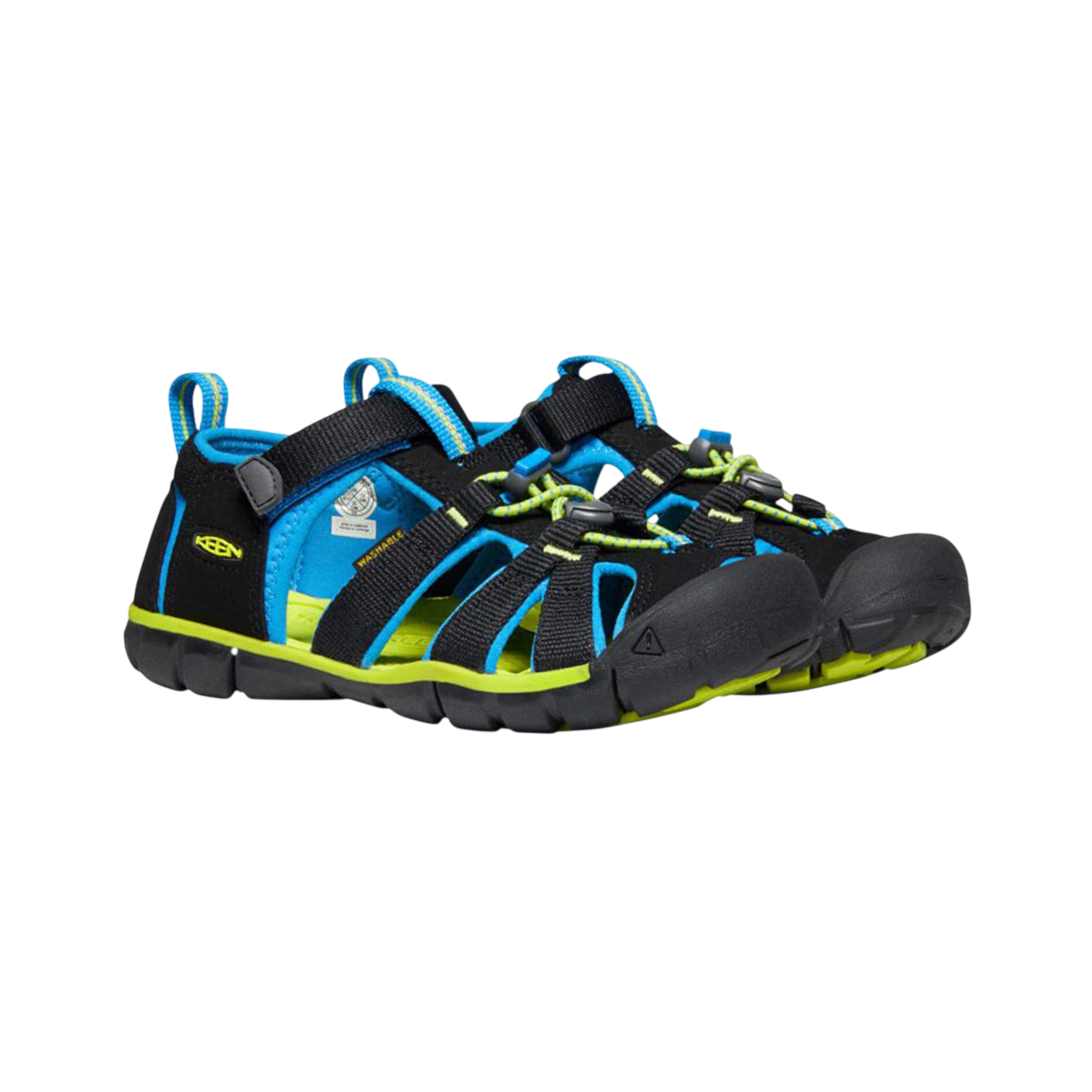 Y Seacamp II CNX Water Sandals, Black/Brilliant Blue