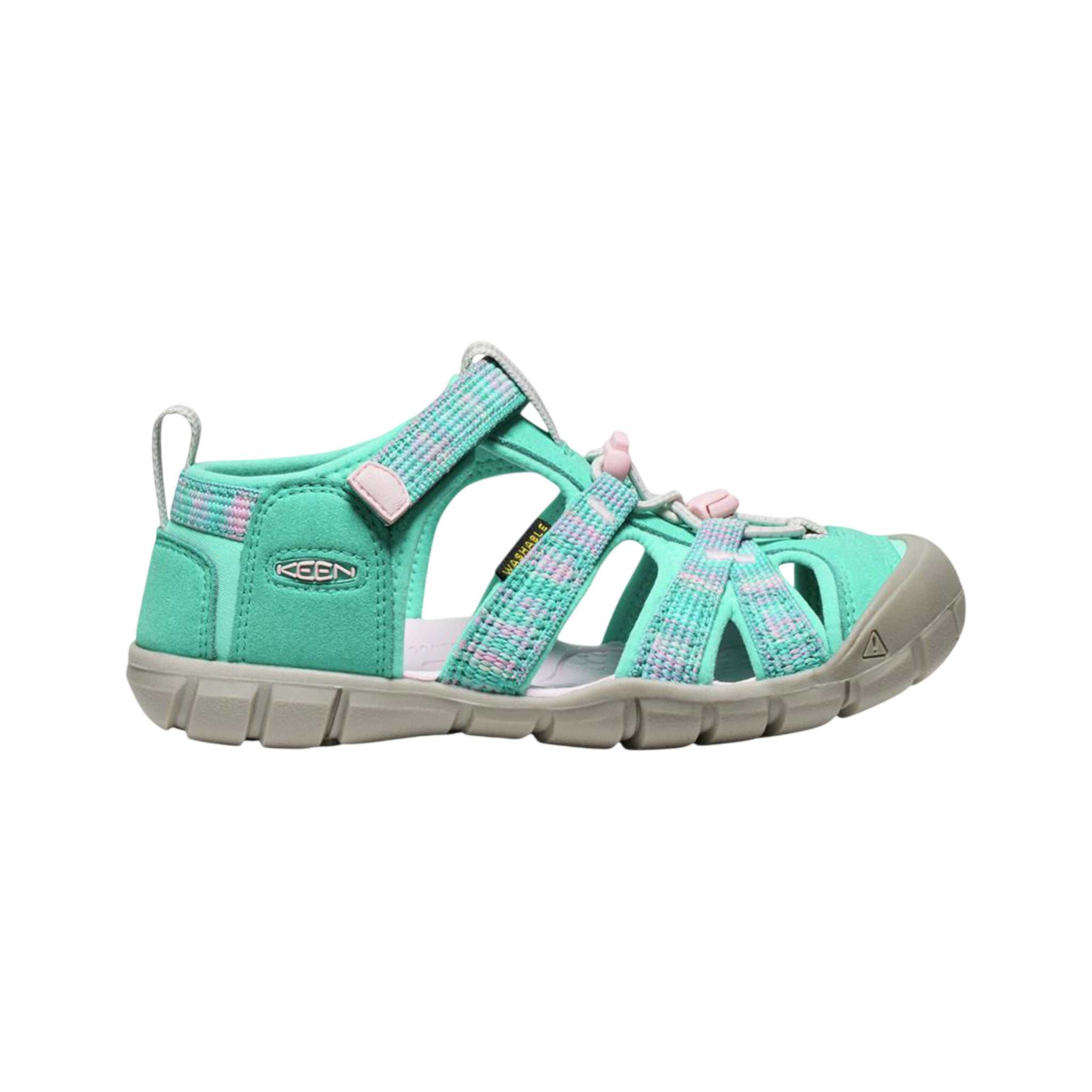 Y Seacamp II CNX Water Sandals, Bright Aqua/Giggle Pink