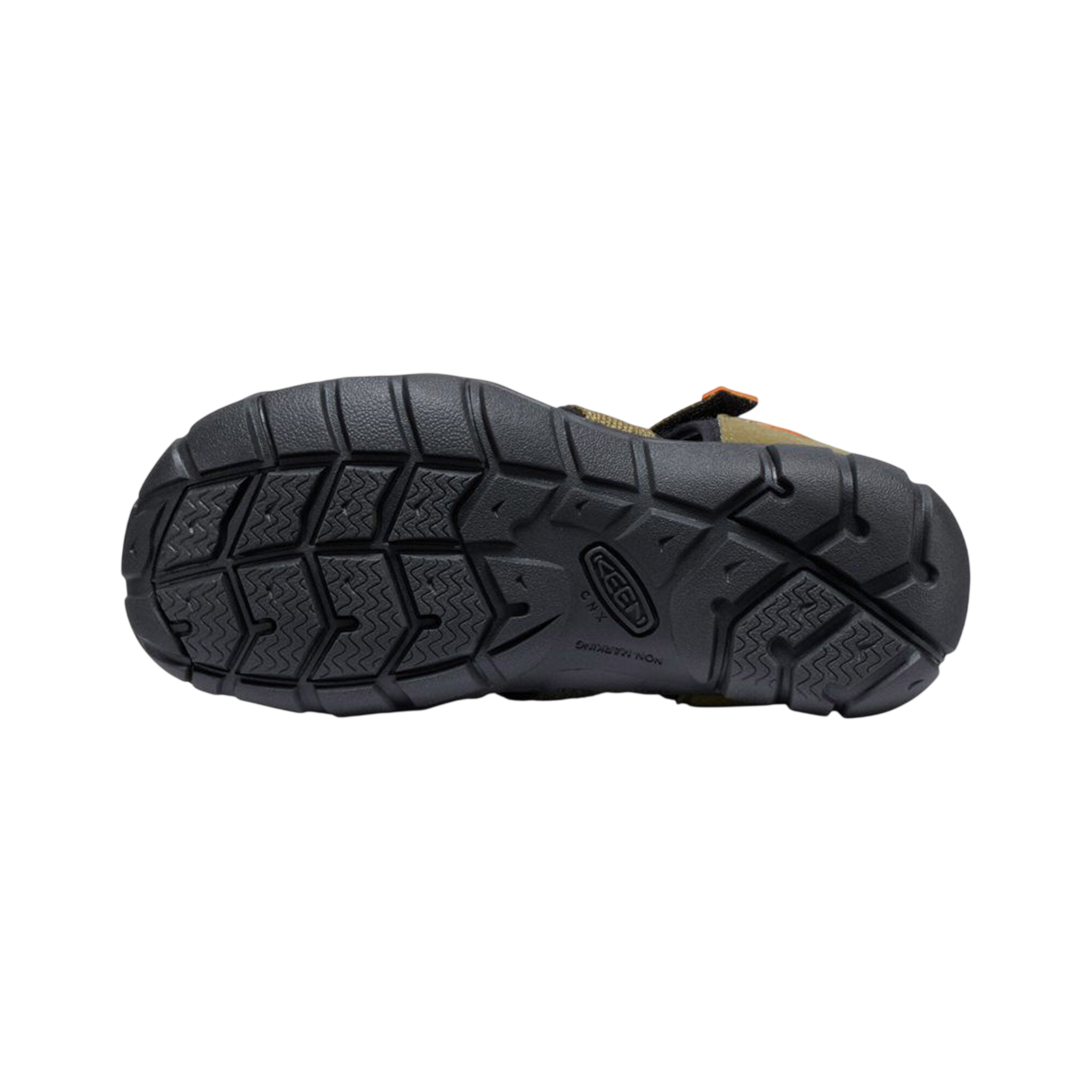 Y Seacamp II CNX Water Sandals, Dark Olive/Gold Flame