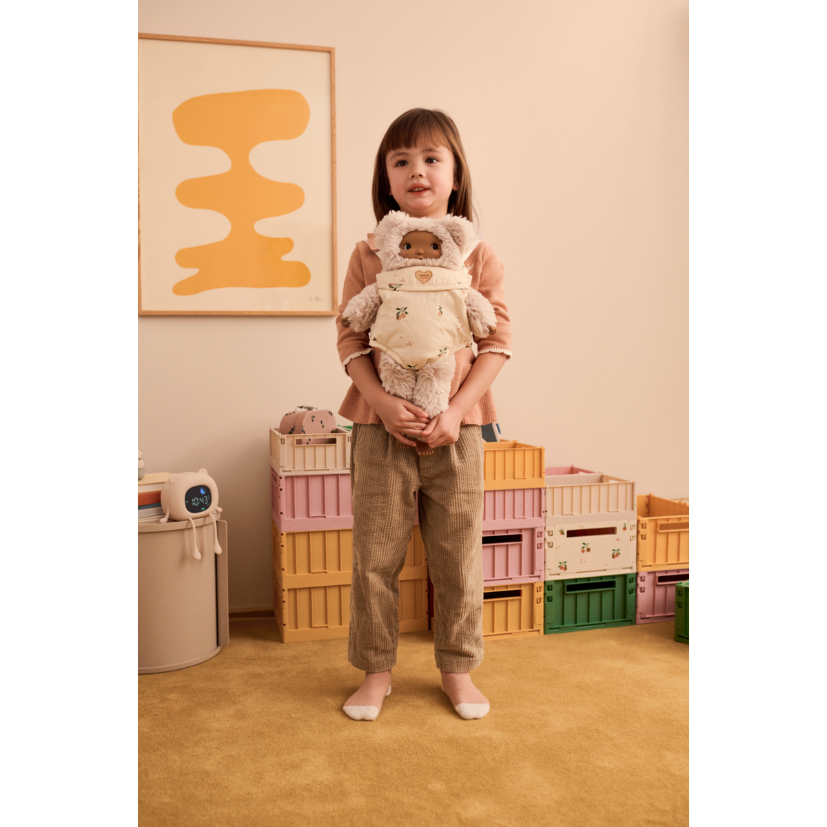 Eleanor Mini Me Peach Seashell Doll Carrier