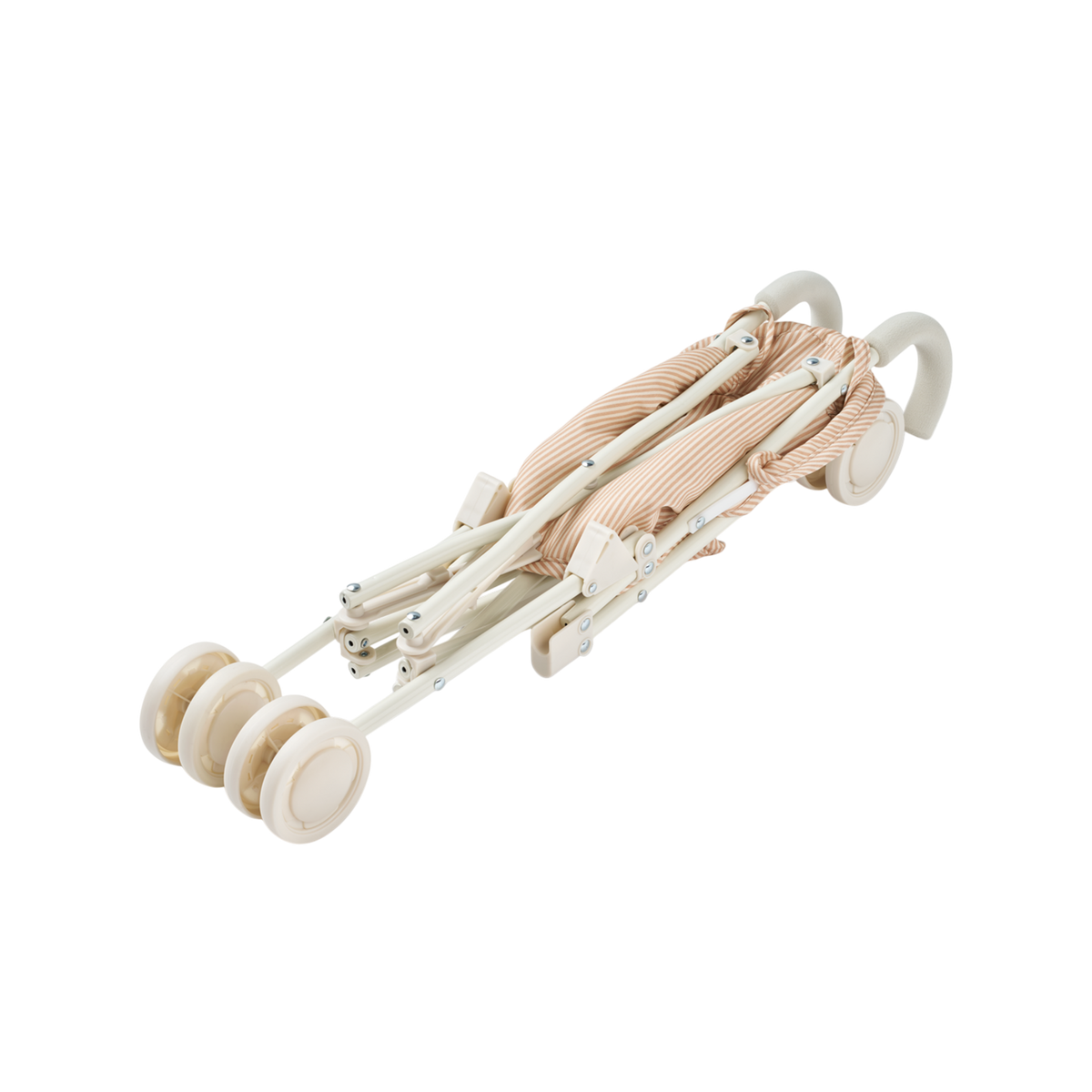 Elsie Y D Stripe Pale Tuscany Creme de la creme Doll Stroller