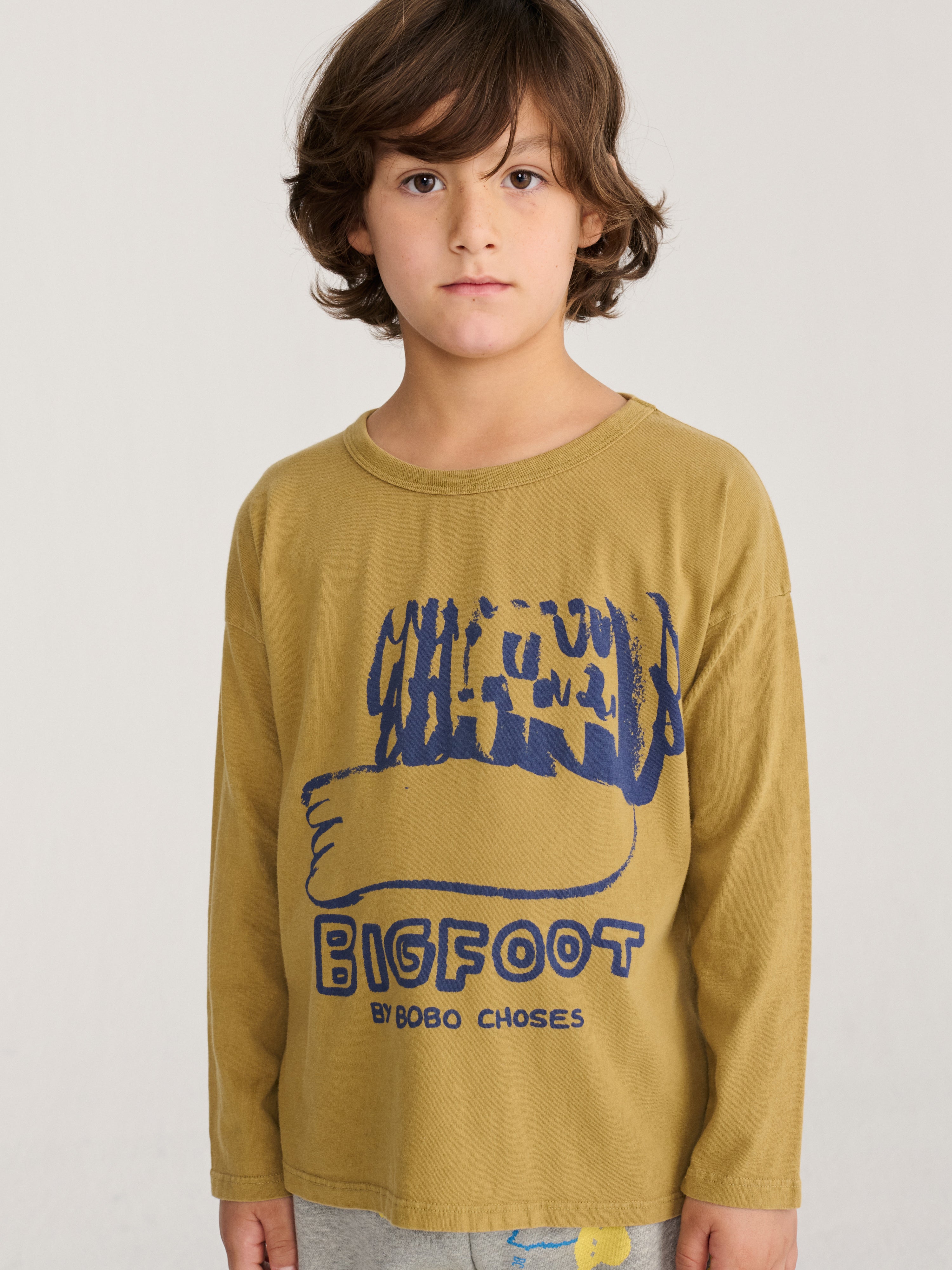 T-shirt à manches longues Bigfoot By BC / T-shirt Bigfoot By BC kaki