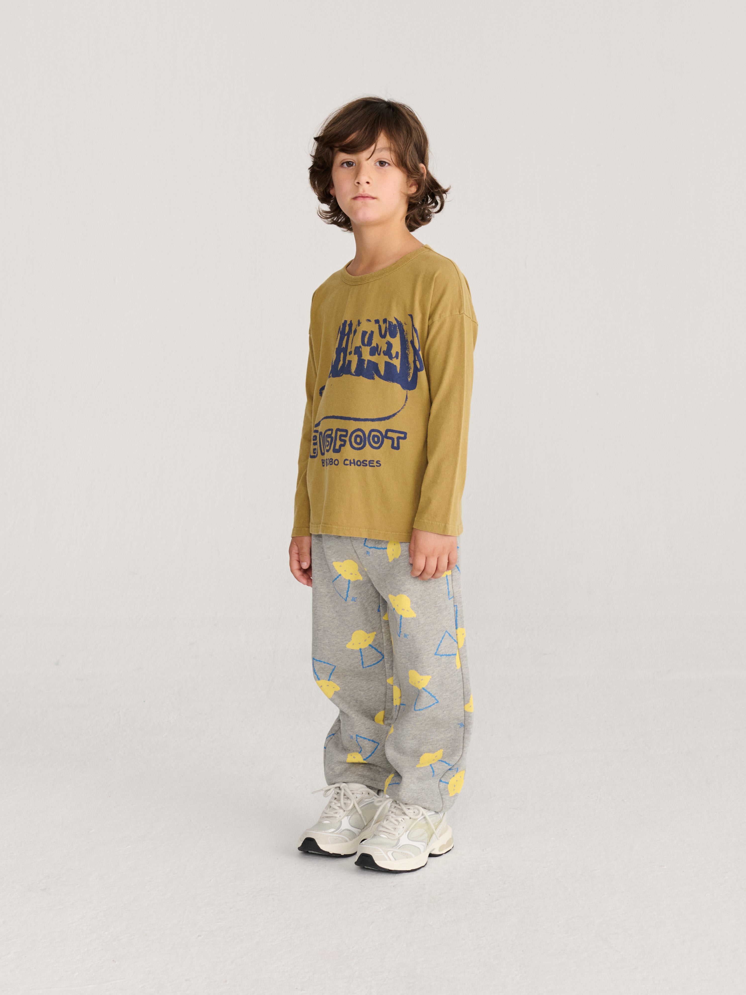 T-shirt à manches longues Bigfoot By BC / T-shirt Bigfoot By BC kaki