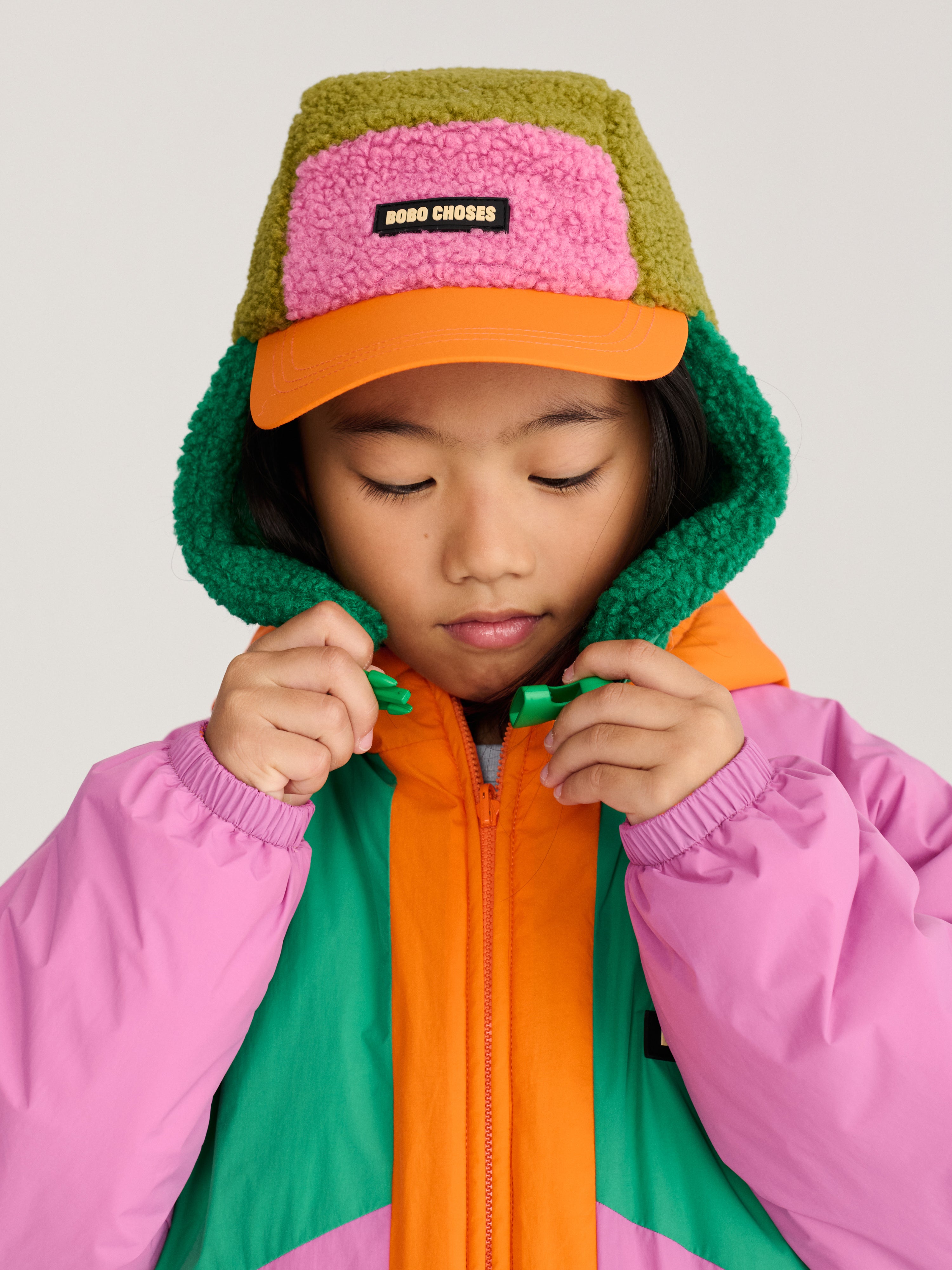 Casquette Bobo Choses Color Block Green