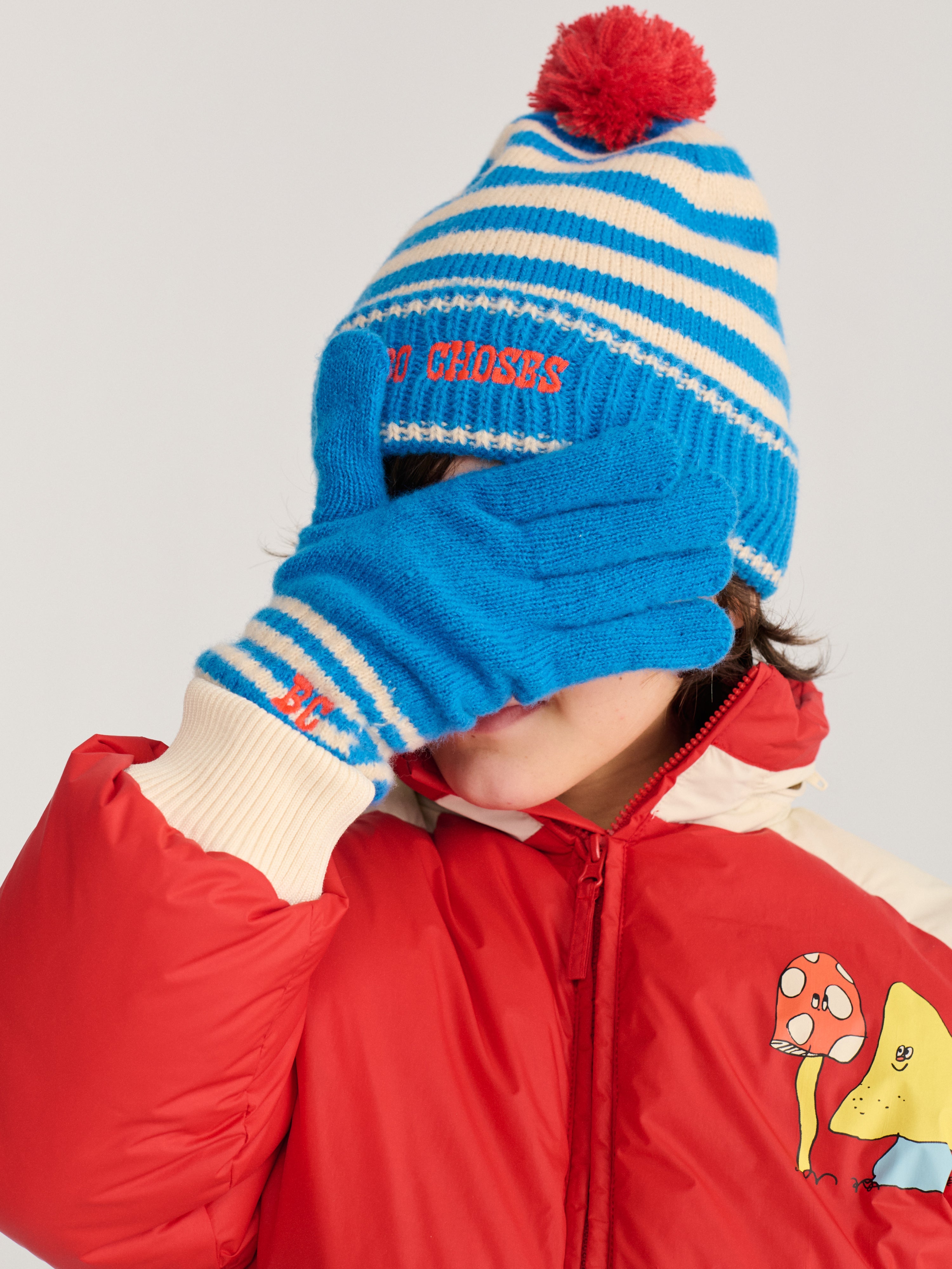 Gants Bobo Choses bleu clair