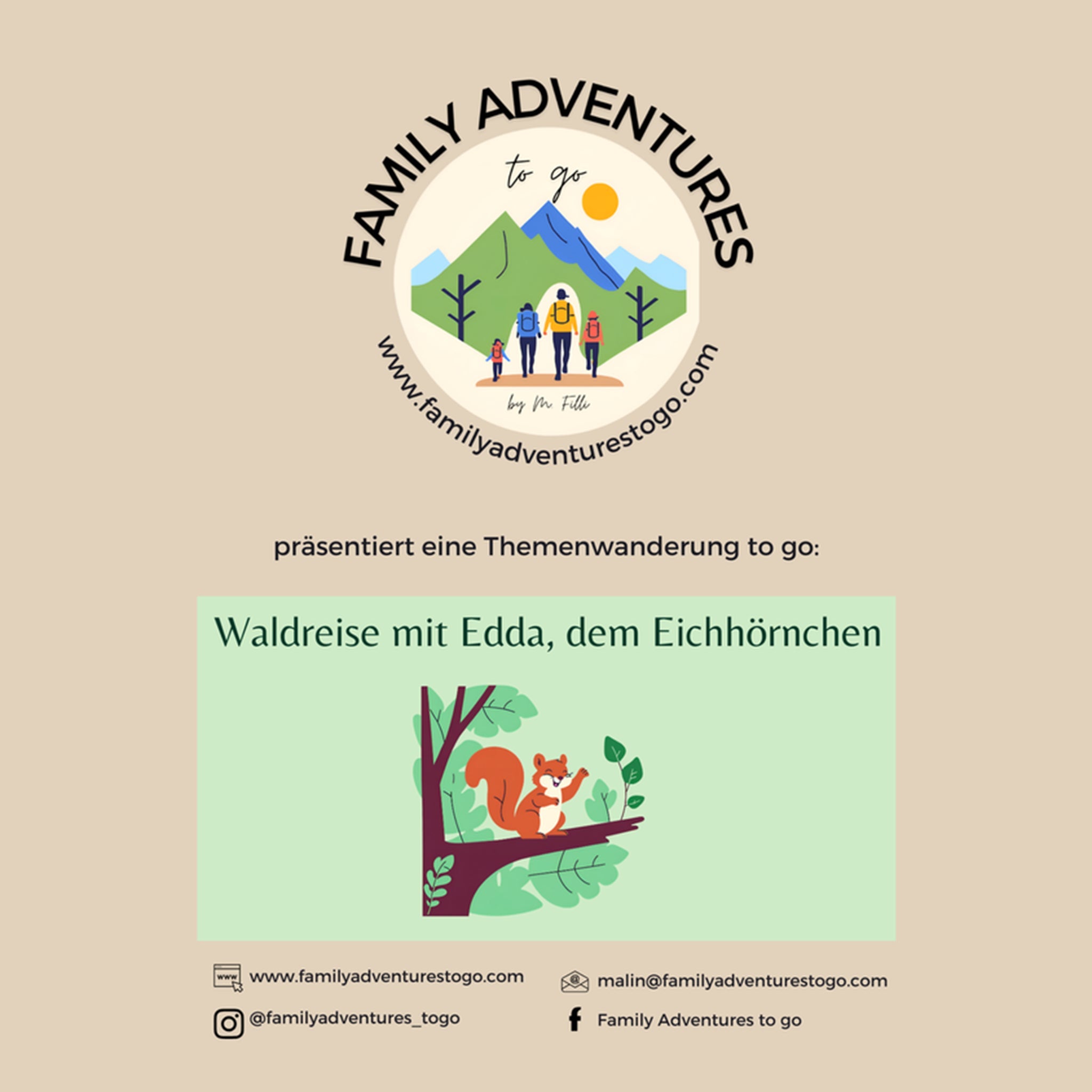 Waldreise mit Edda Schulklassen