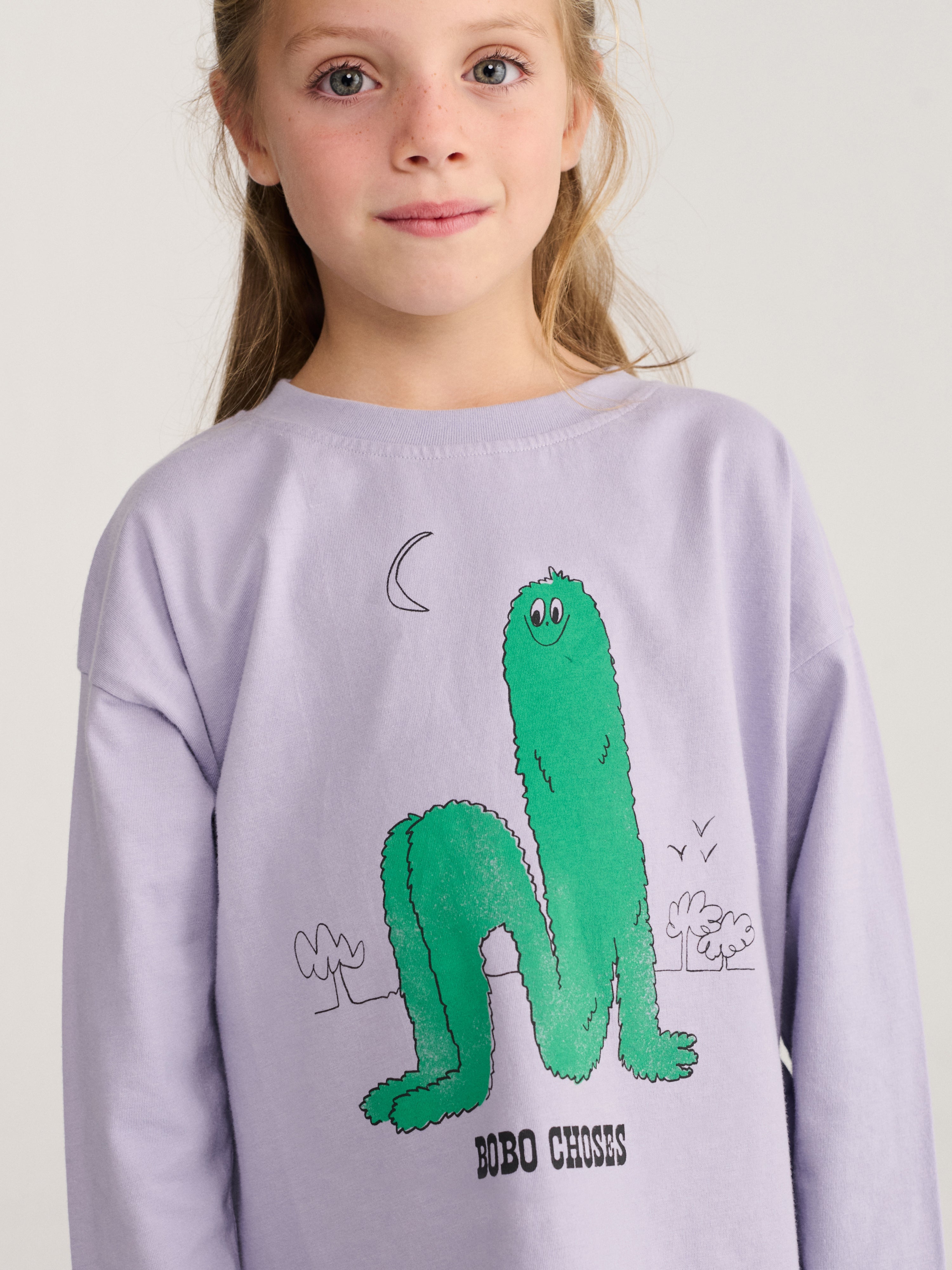 Langarmshirt Long Puff Lavender