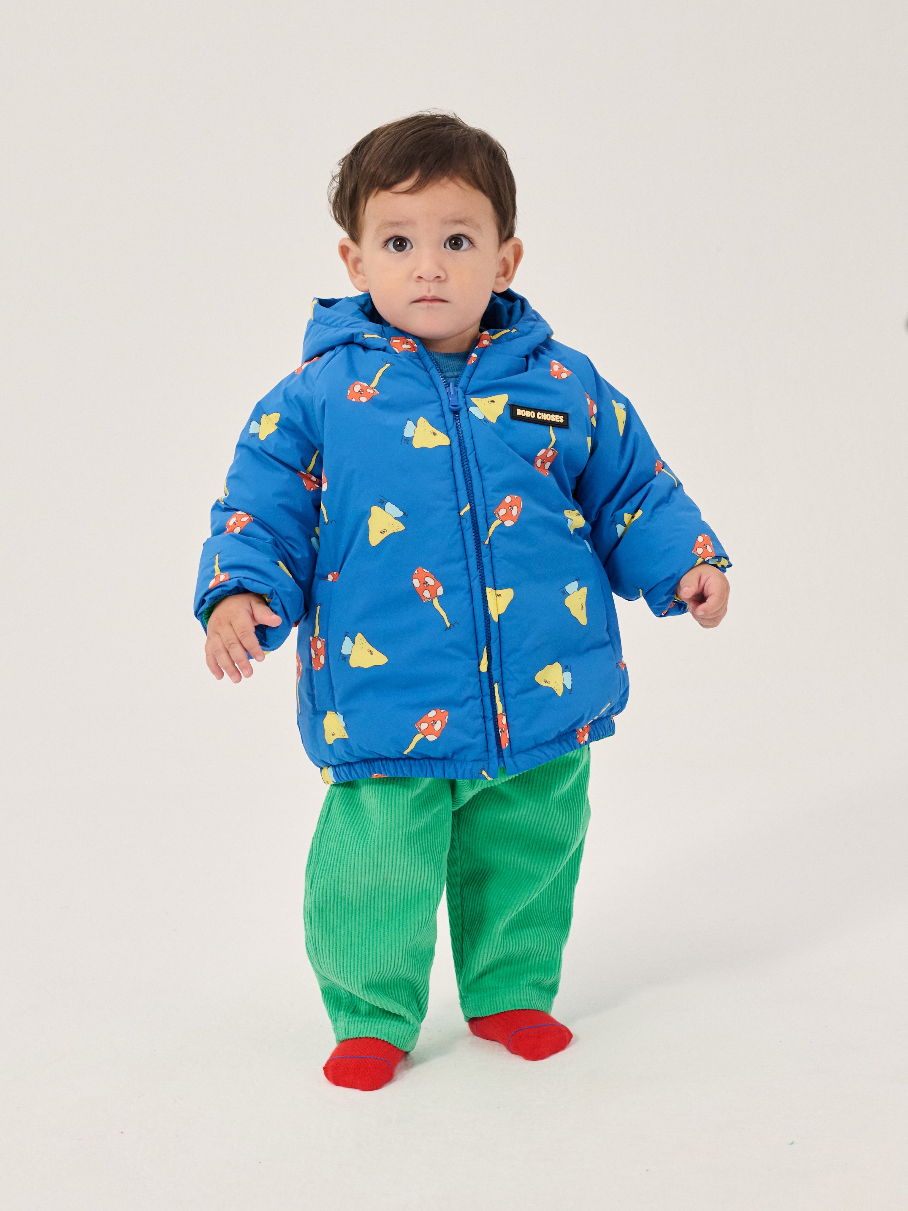 Pantalon pour bébé Mush Monster en velours côtelé vert / Pantalon en velours côtelé Mush Monsters Duo