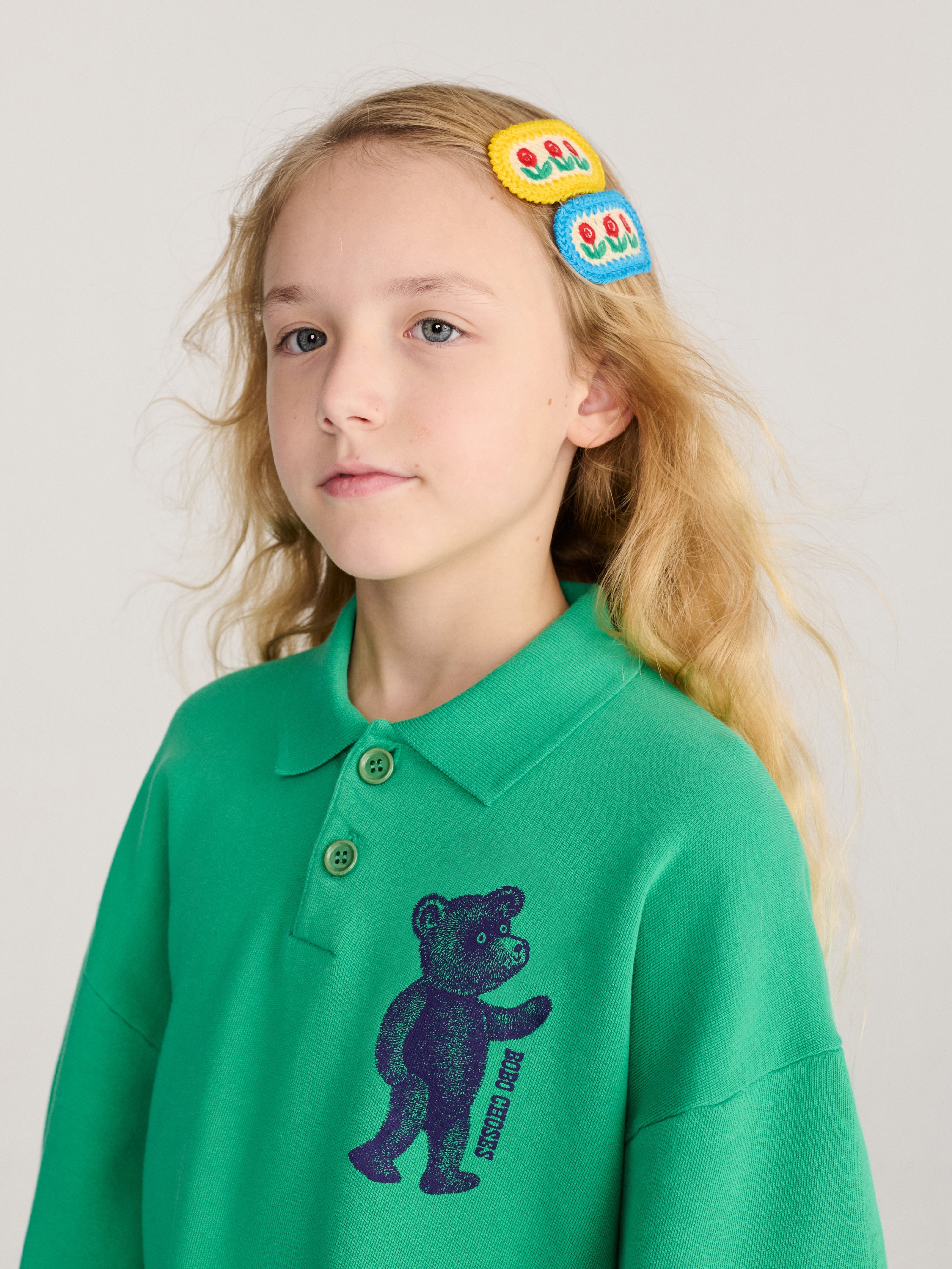 Sweatshirt Kleid Softpaw Monster Polo Green