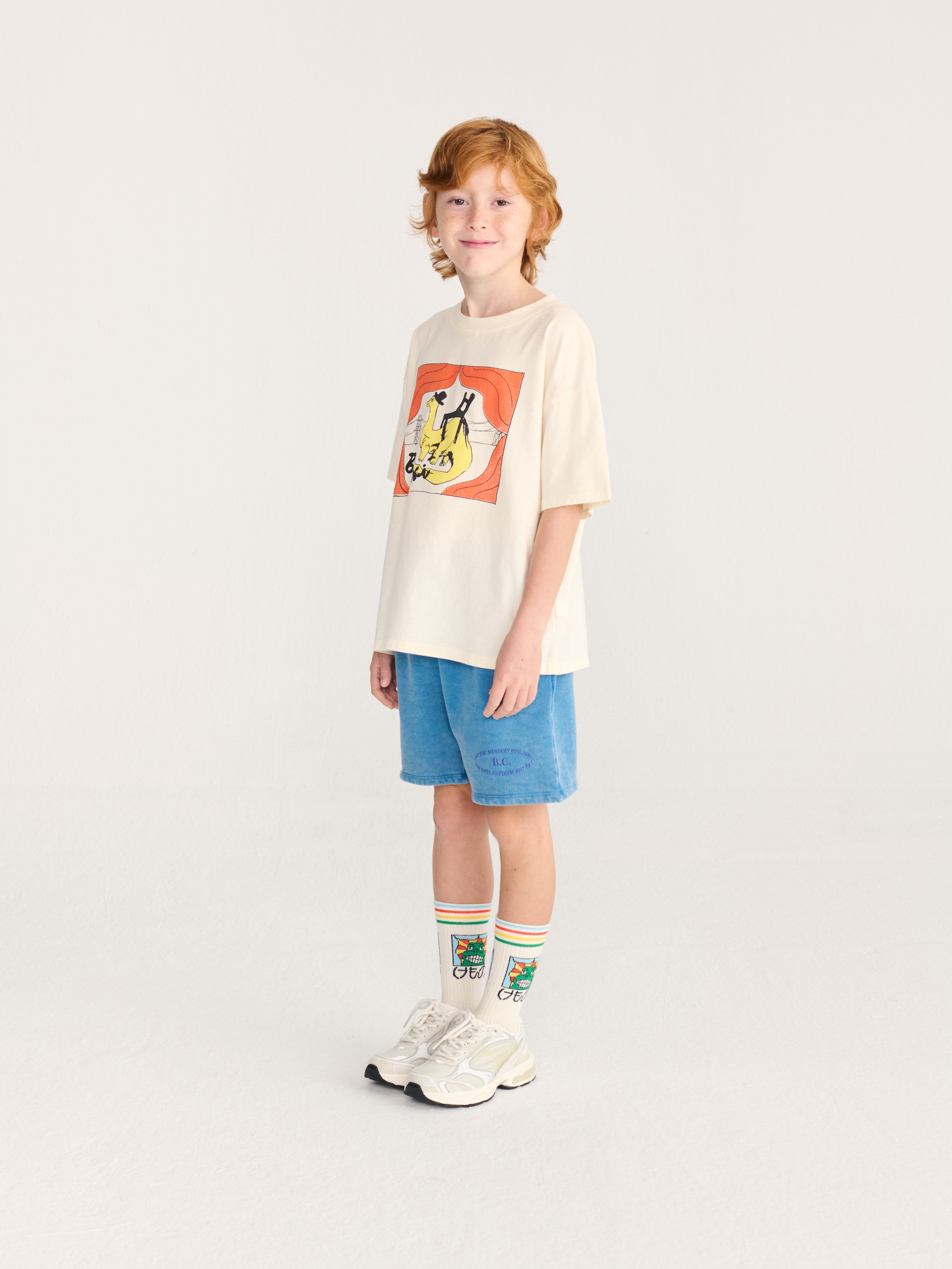 T-shirt Saurus Taxi Offwhite