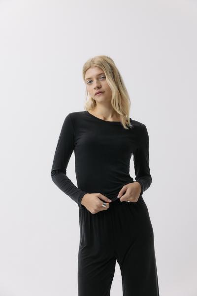 CUPRO CLASSY MANCHES LONGUES GRAPHITE