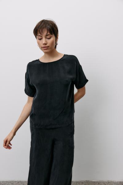Top Woven Cupro Reversible Graphite