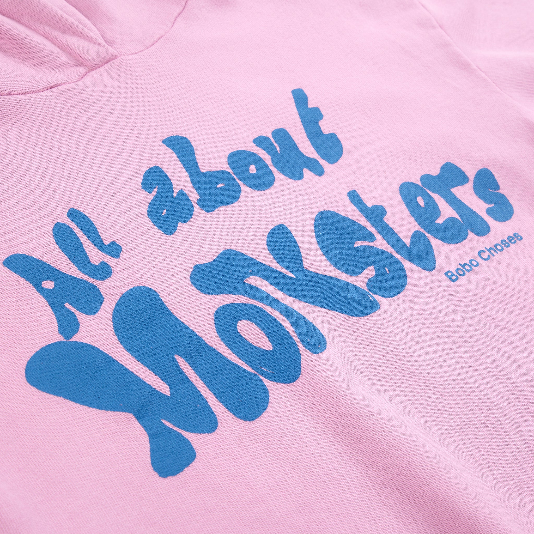 Hoodie All About Monster Pink