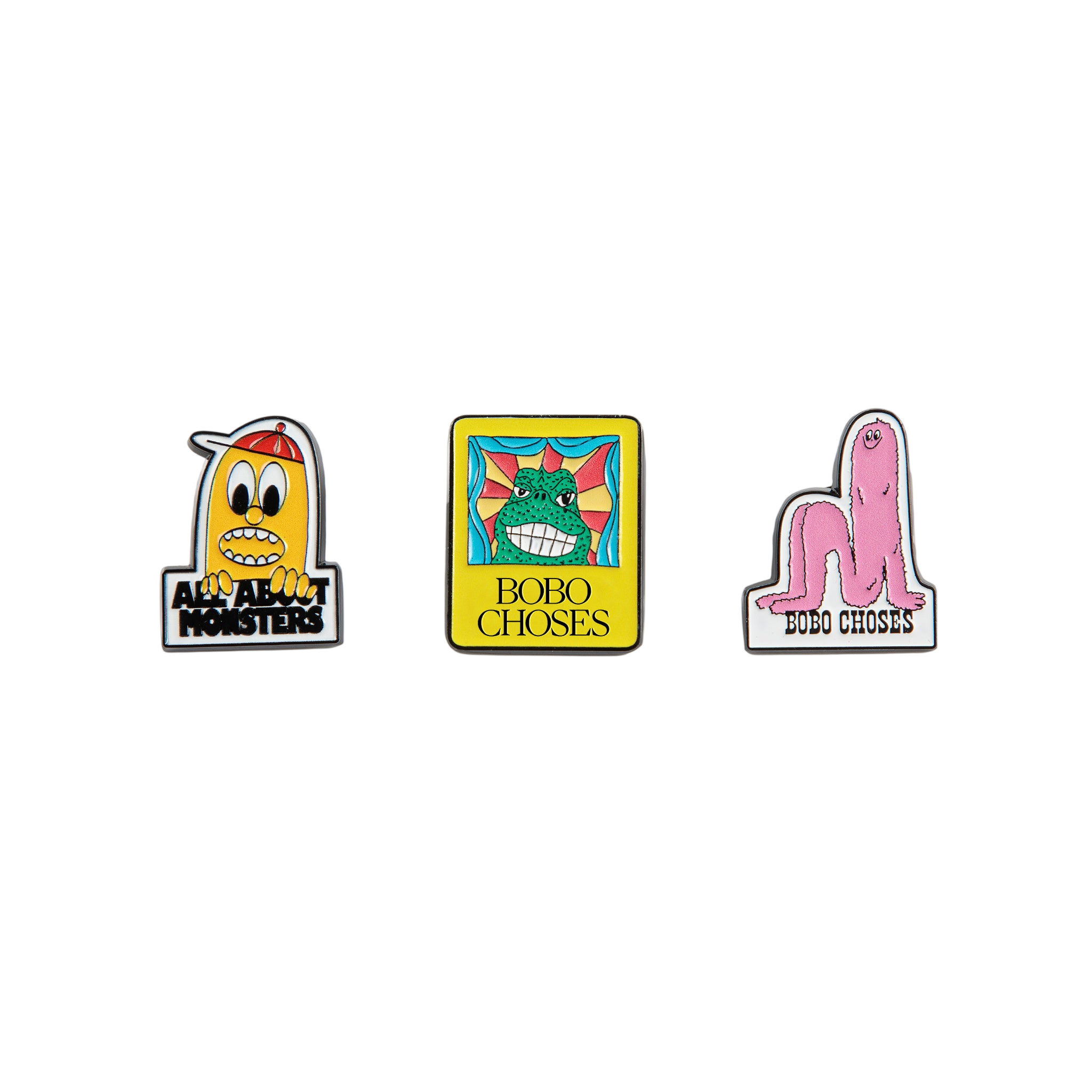 Ansteckpins All About Monsters Multicolor