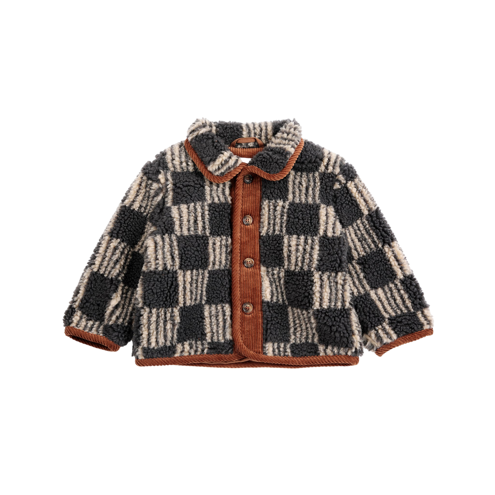 Almost Moiré Dark Gray Baby Jacket
