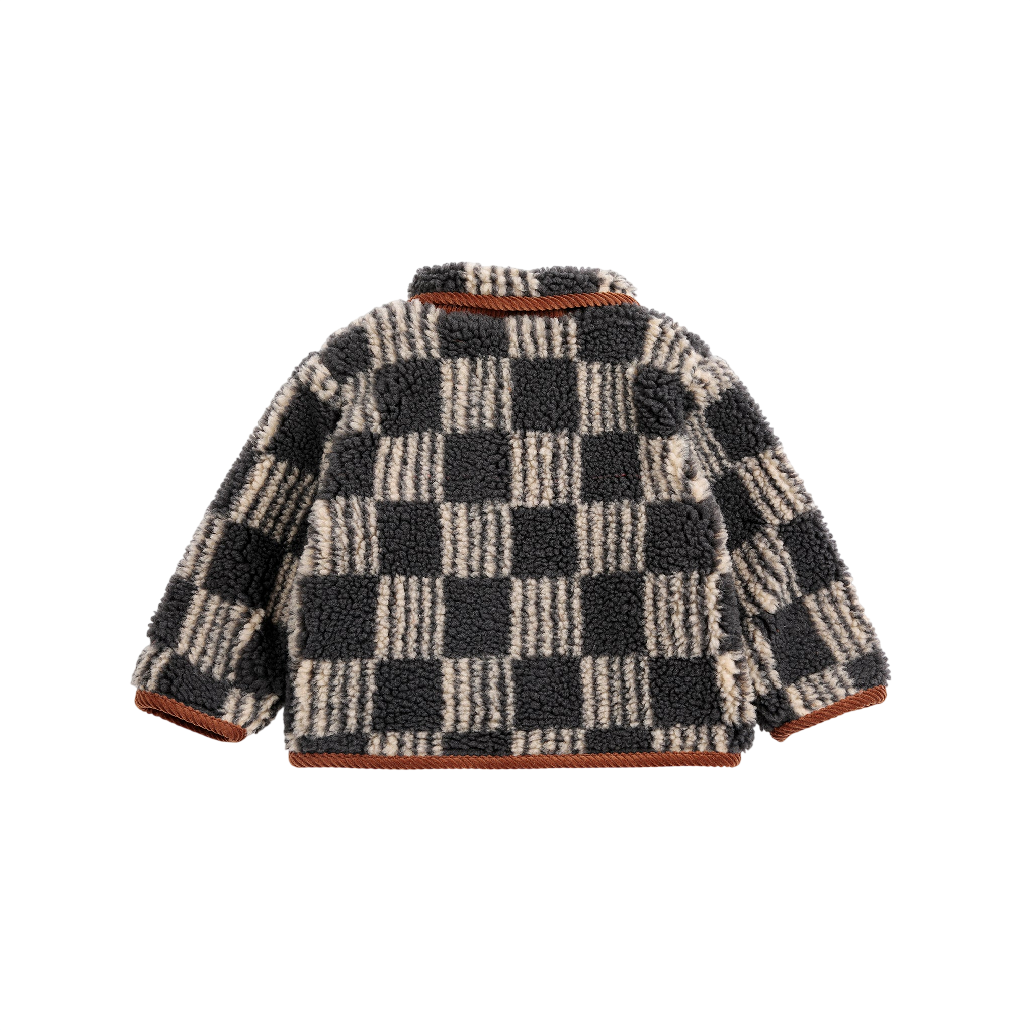 Almost Moiré Dark Gray Baby Jacket