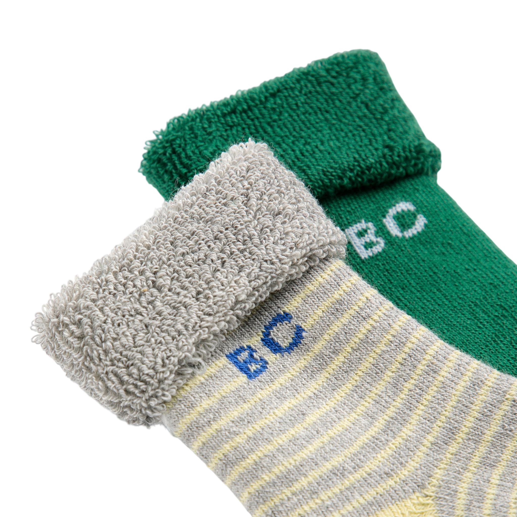 Lot de chaussettes pour bébé BC Mush Monster Green