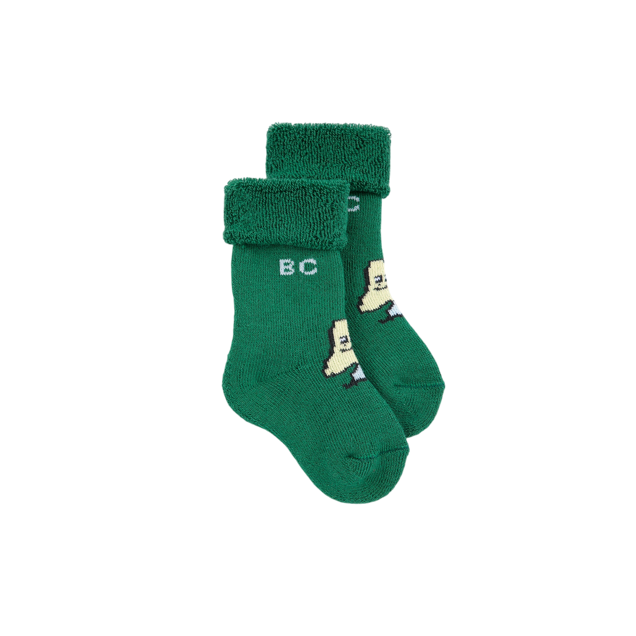 Lot de chaussettes pour bébé BC Mush Monster Green