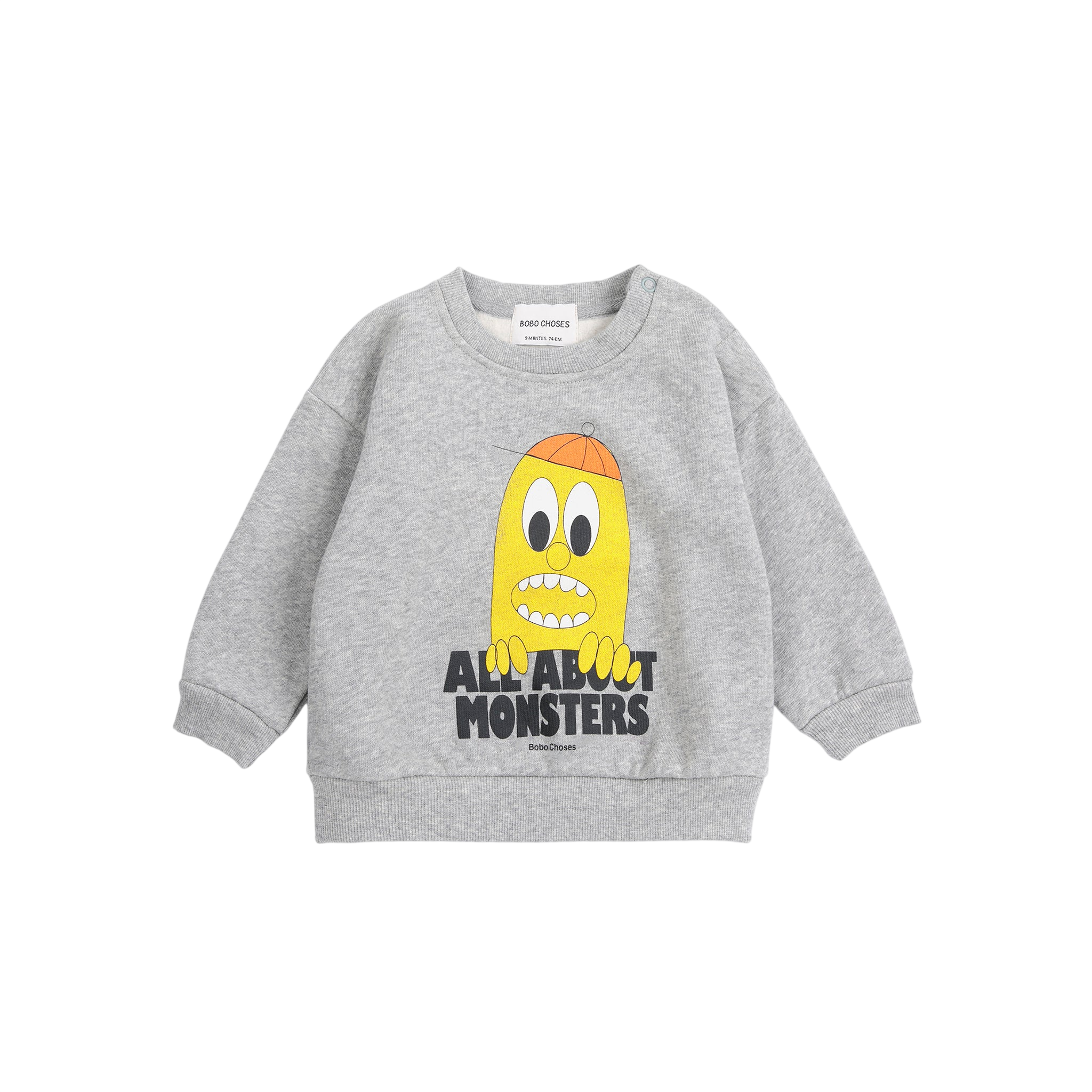 Baby Sweatshirt Bigtooth Lemon Light Heather Gray / Baby Bigtooth Lemon Sweatshirt