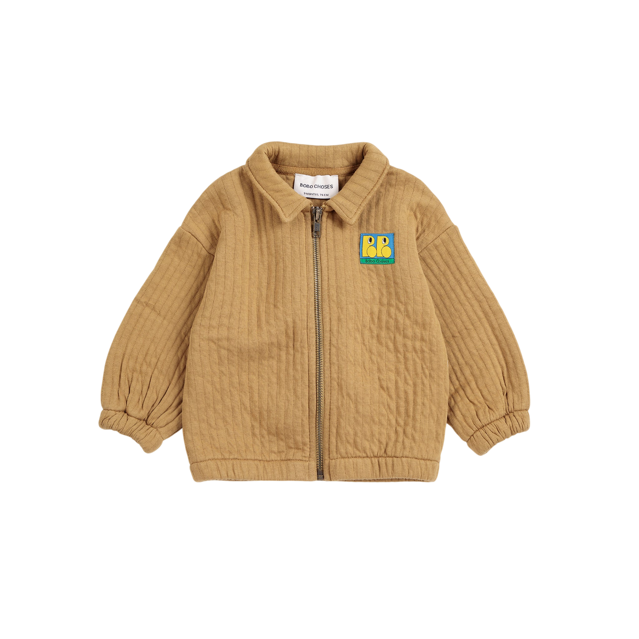 Boo Bo Choses Khaki Baby Jacket / Booo Bo Choses Quilted Zipped Sweatshirt