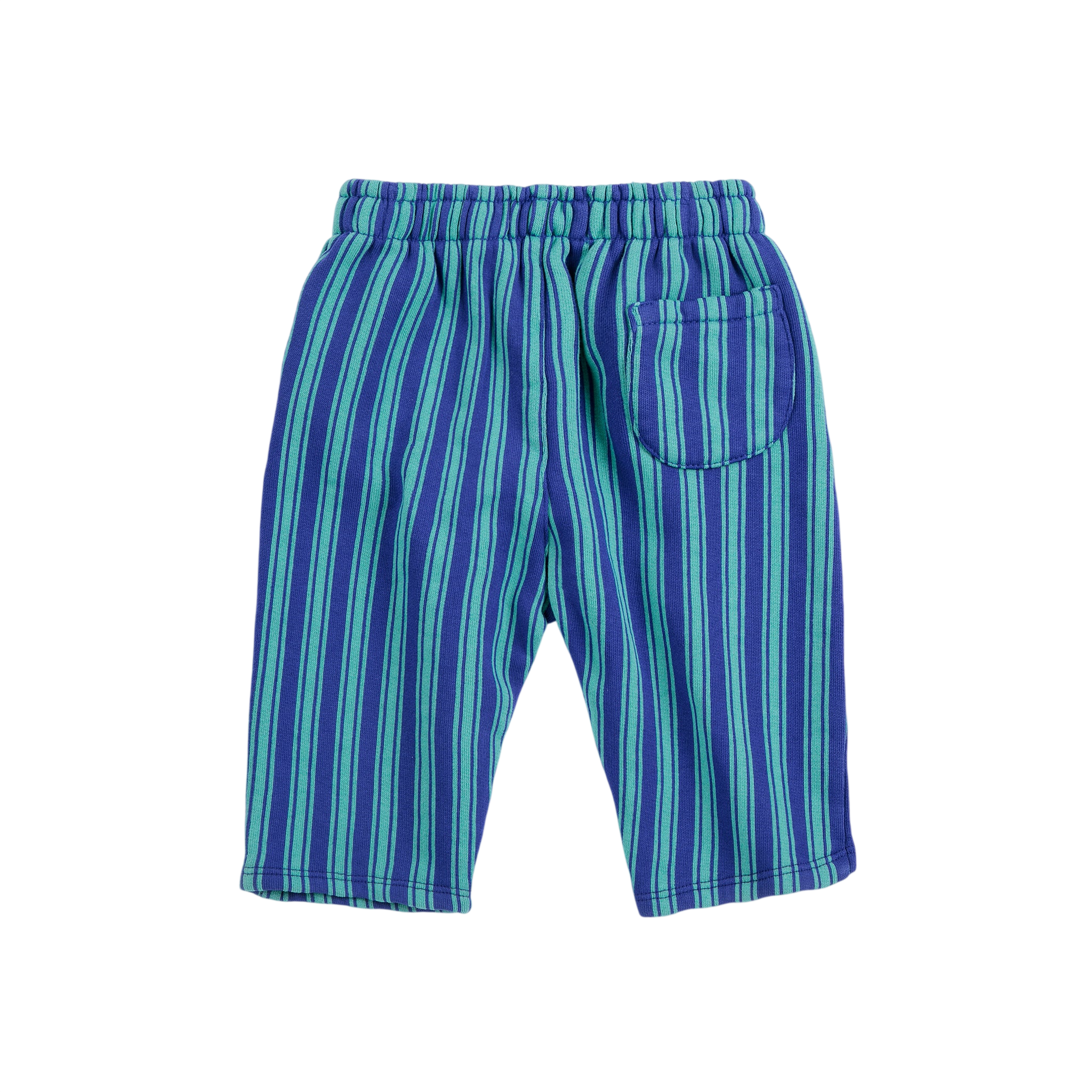 pantalon de sport booo bo choses rayé bleu / Pantalon de jogging Baby Booo Bo Choses Tag rayé