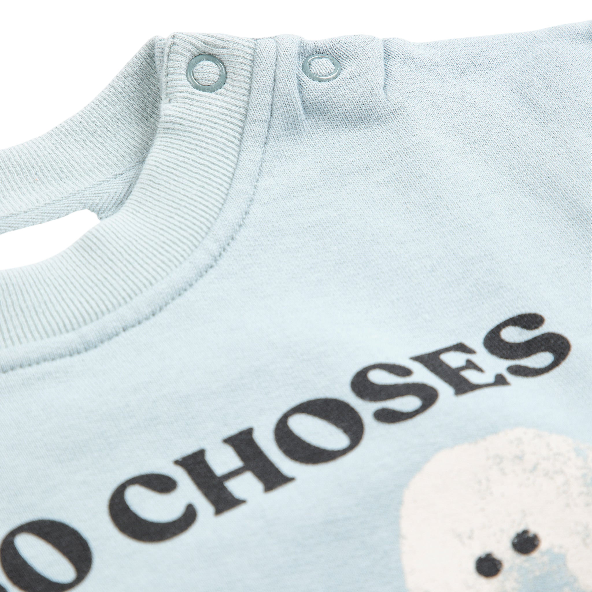 Baby Booty Ghosts sweatshirt Light Blue