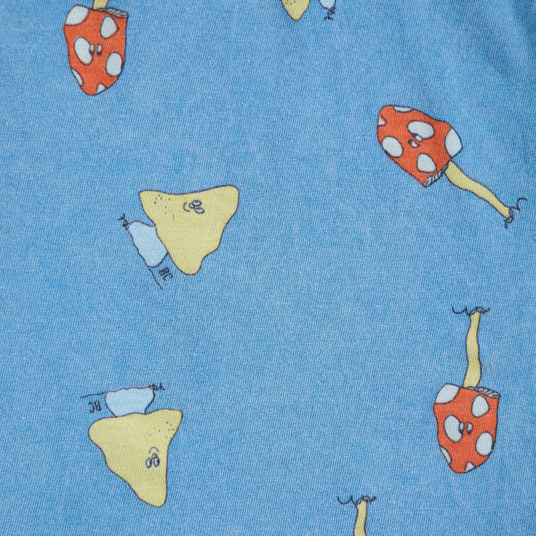Baby Langarmshirt Mush Monster Duo Blue