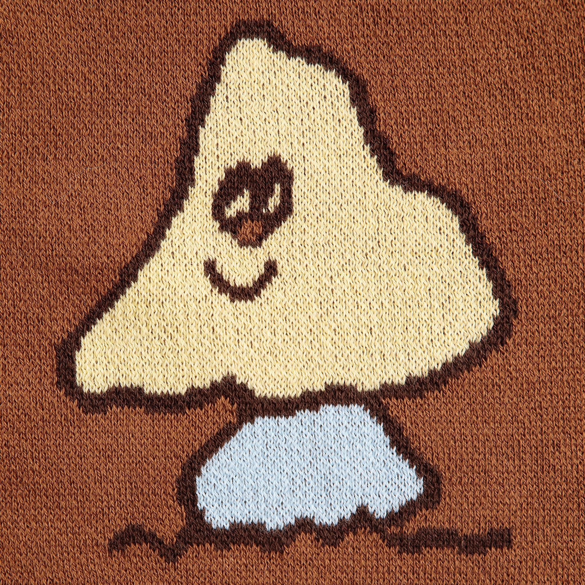 Pull pour bébé Mush Monster marron foncé