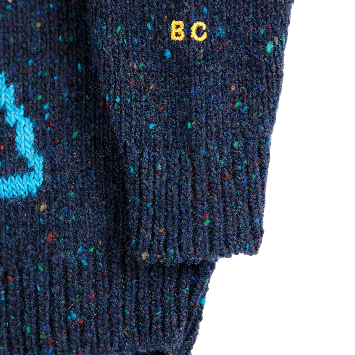 Baby Pullover Pixel Navy Blue