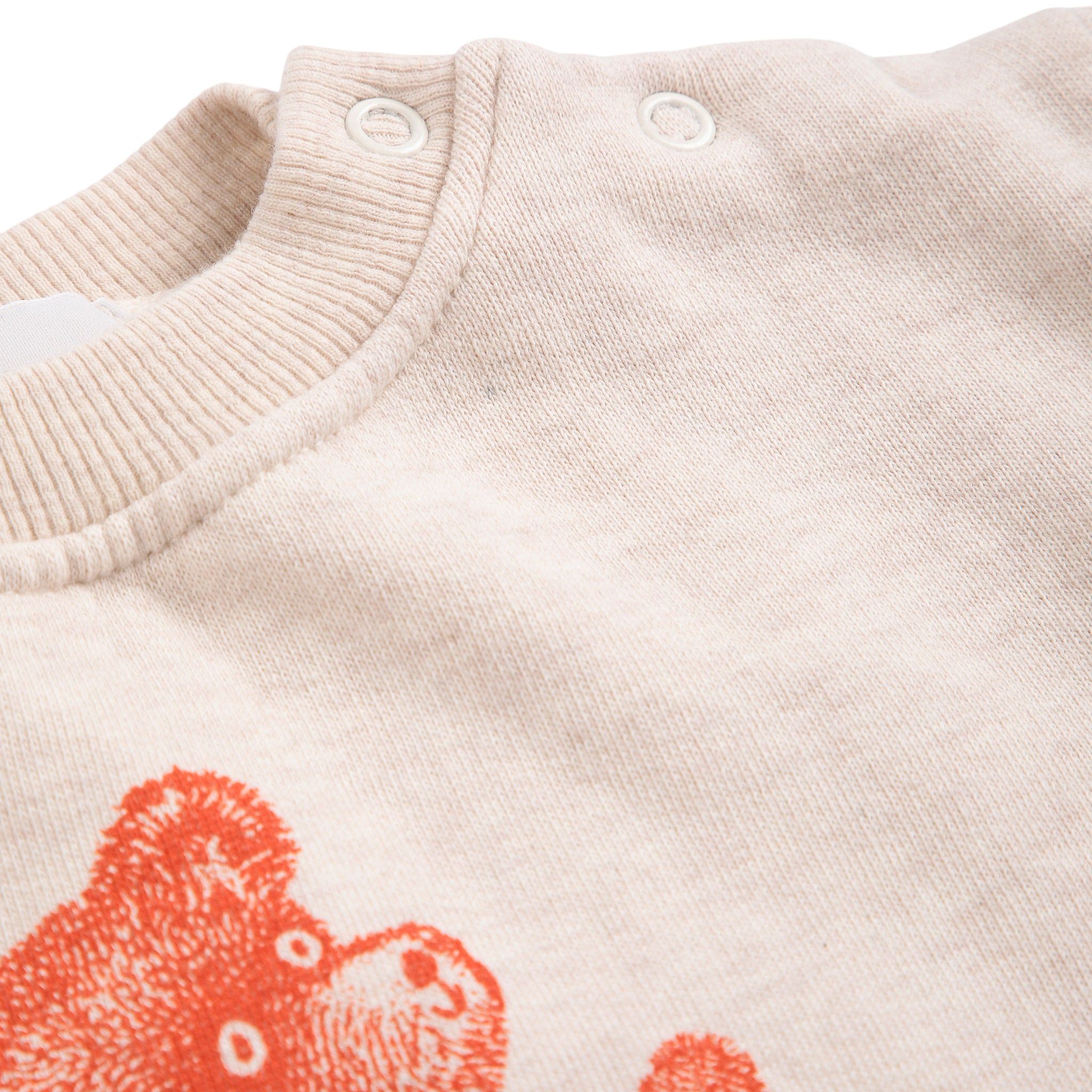 Baby Softpaw Sweatshirt Monster Offwhite