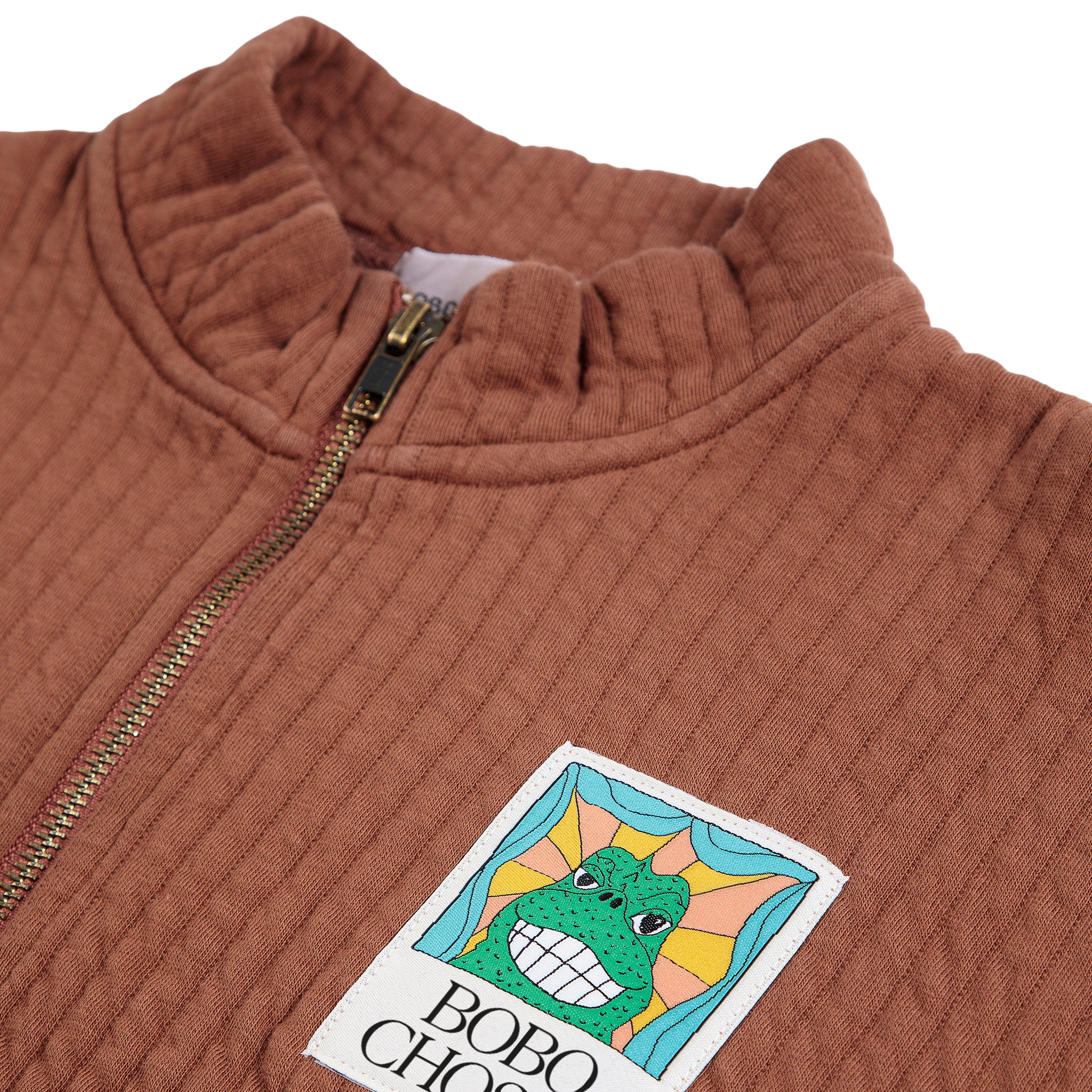 Sweatshirtjacke Beast Tag Brown