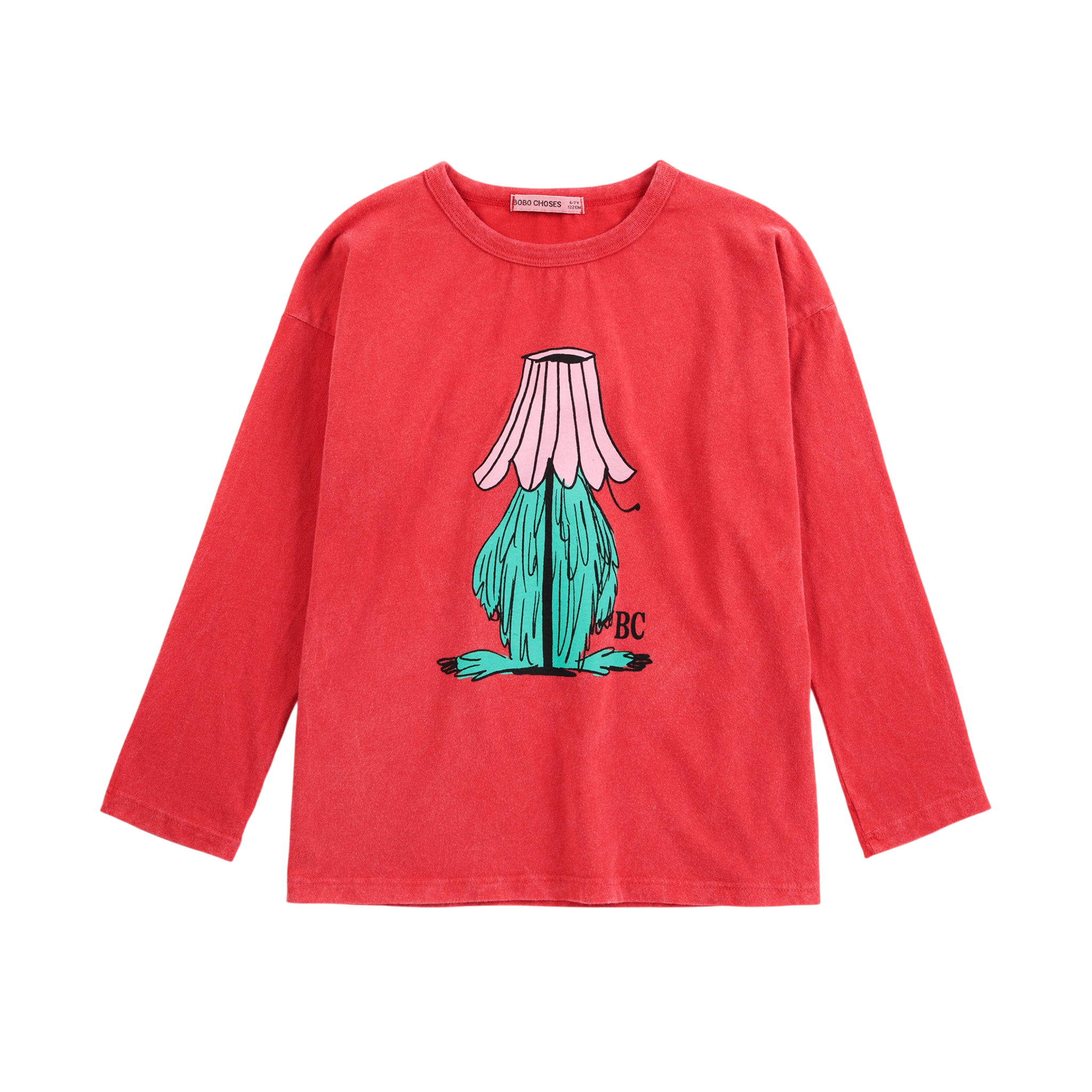 Langarmshirt Hidden Monster Red