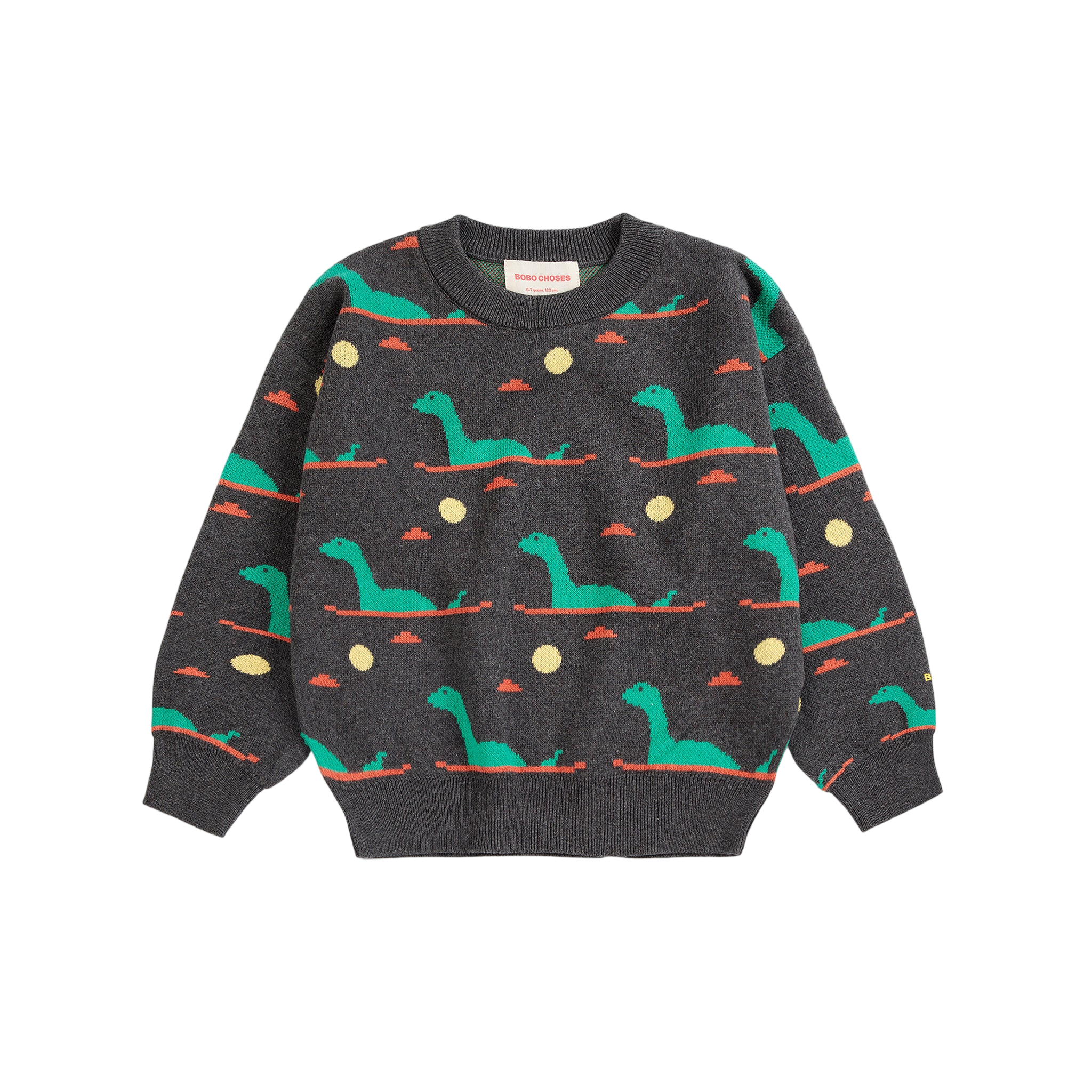 Sweatshirt Lake Monster Dark Heather Grey
